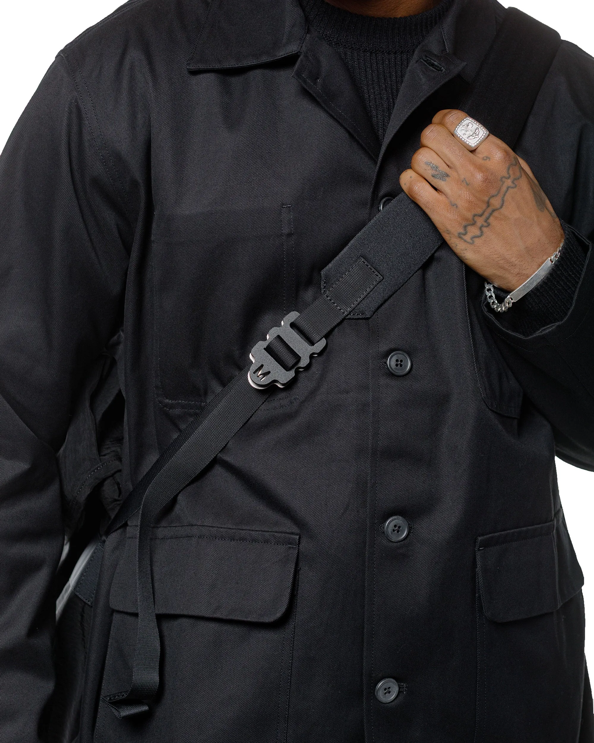 MAN-TLE R0G2 'Snap Messenger' Black Nylon sold by Lost & Found product image thumbnail 3