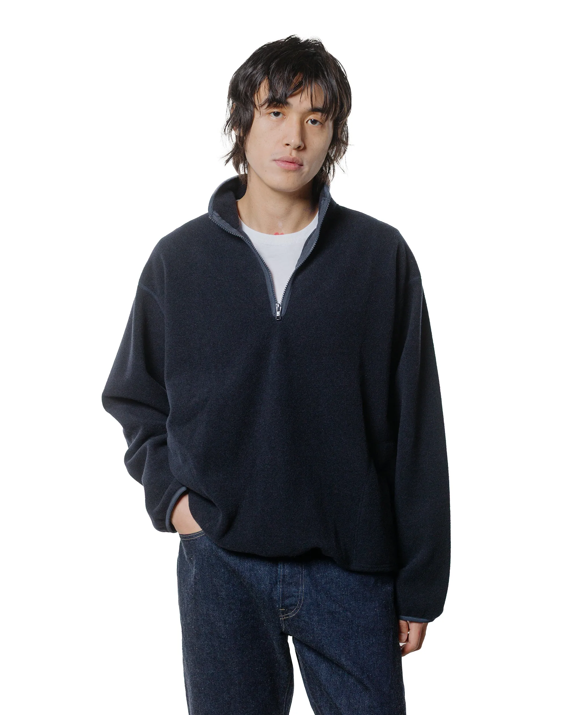 Phigvel Pullover Fleece Jacket Ink Navy sold by Lost & Found product image thumbnail 2
