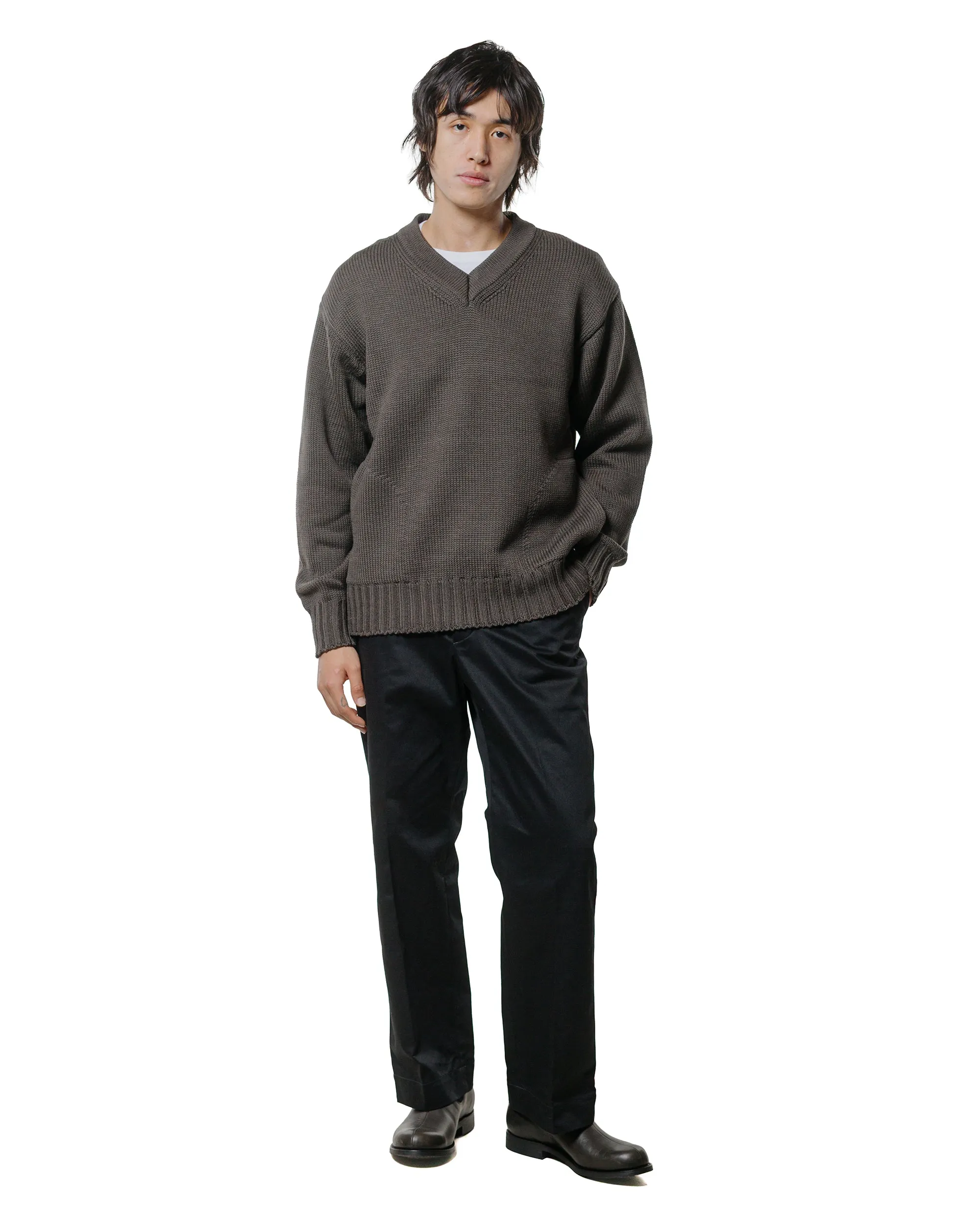 Phigvel Goodman's V Neck Sweater Dust Gray sold by Lost & Found product image thumbnail 4