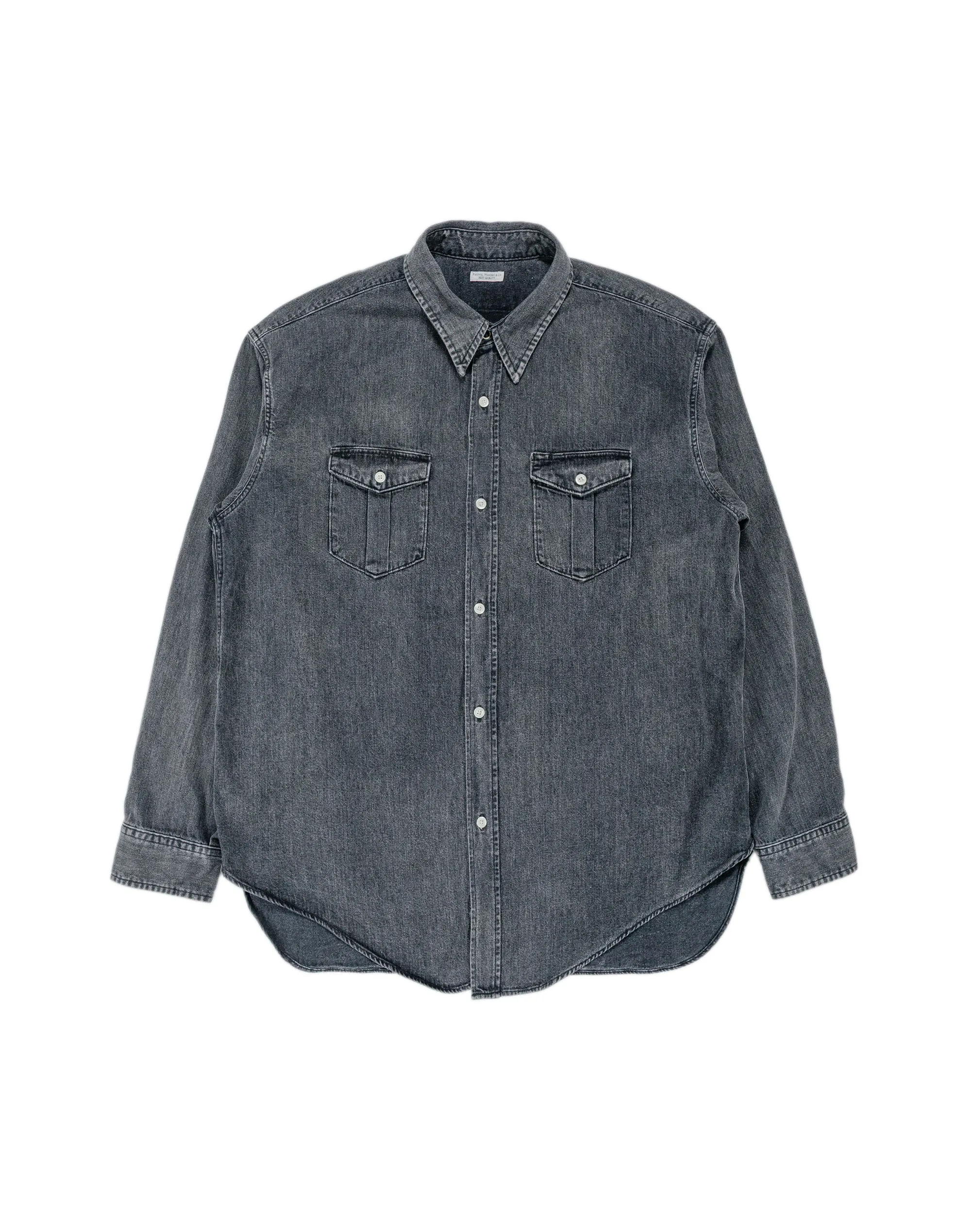 Phigvel Denim Workaday Shirt Black (Fade) sold by Lost & Found