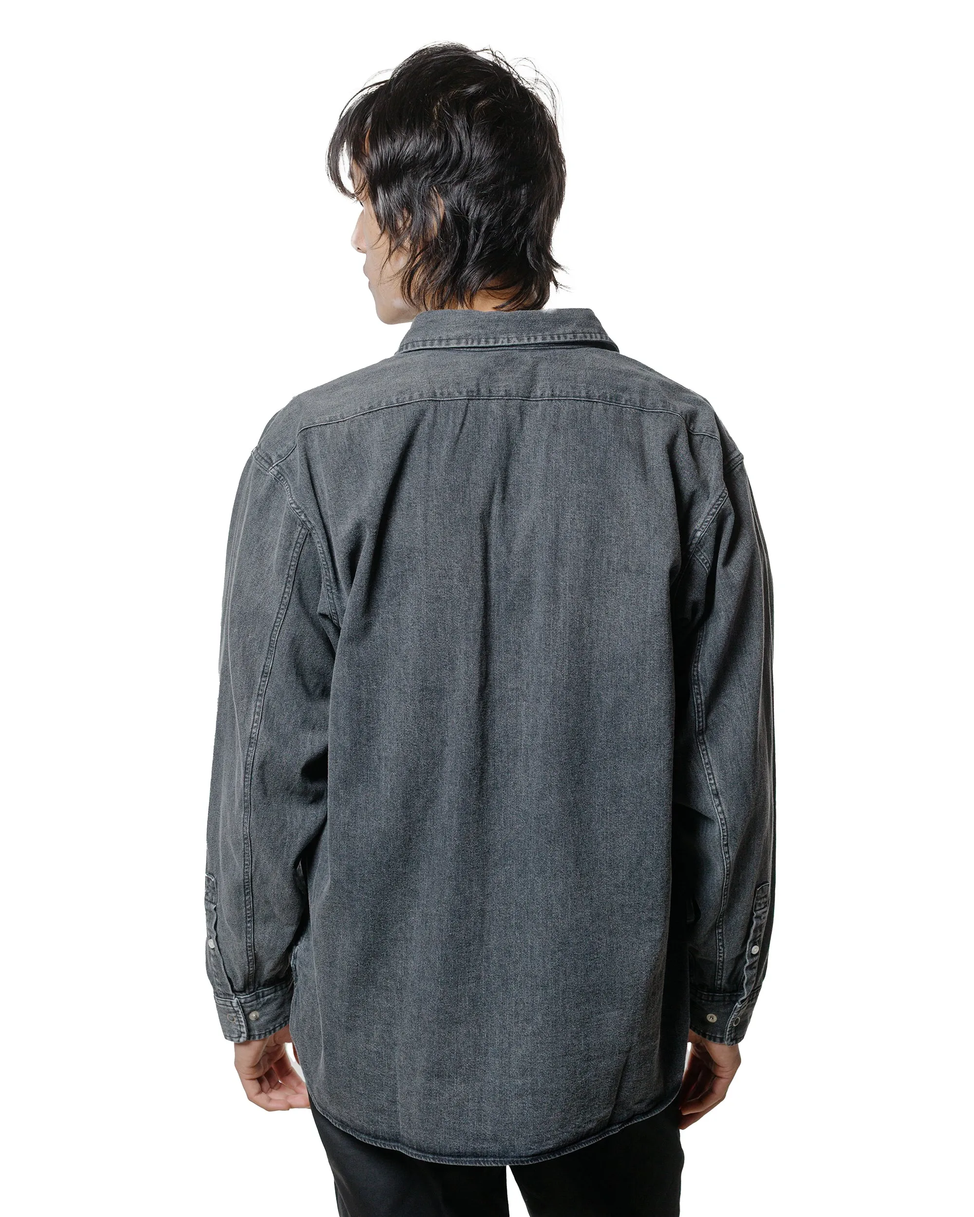 Phigvel Denim Workaday Shirt Black (Fade) sold by Lost & Found product image thumbnail 3