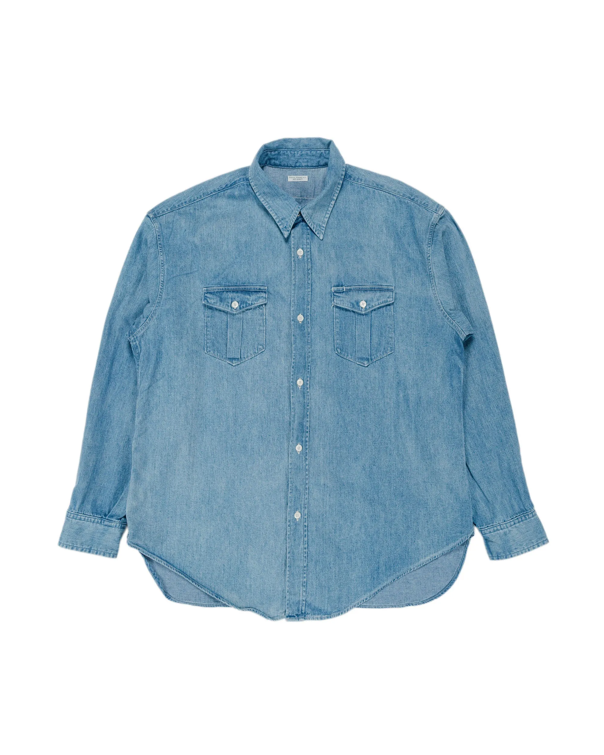 Phigvel Denim Workaday Shirt Indigo (Fade) sold by Lost & Found