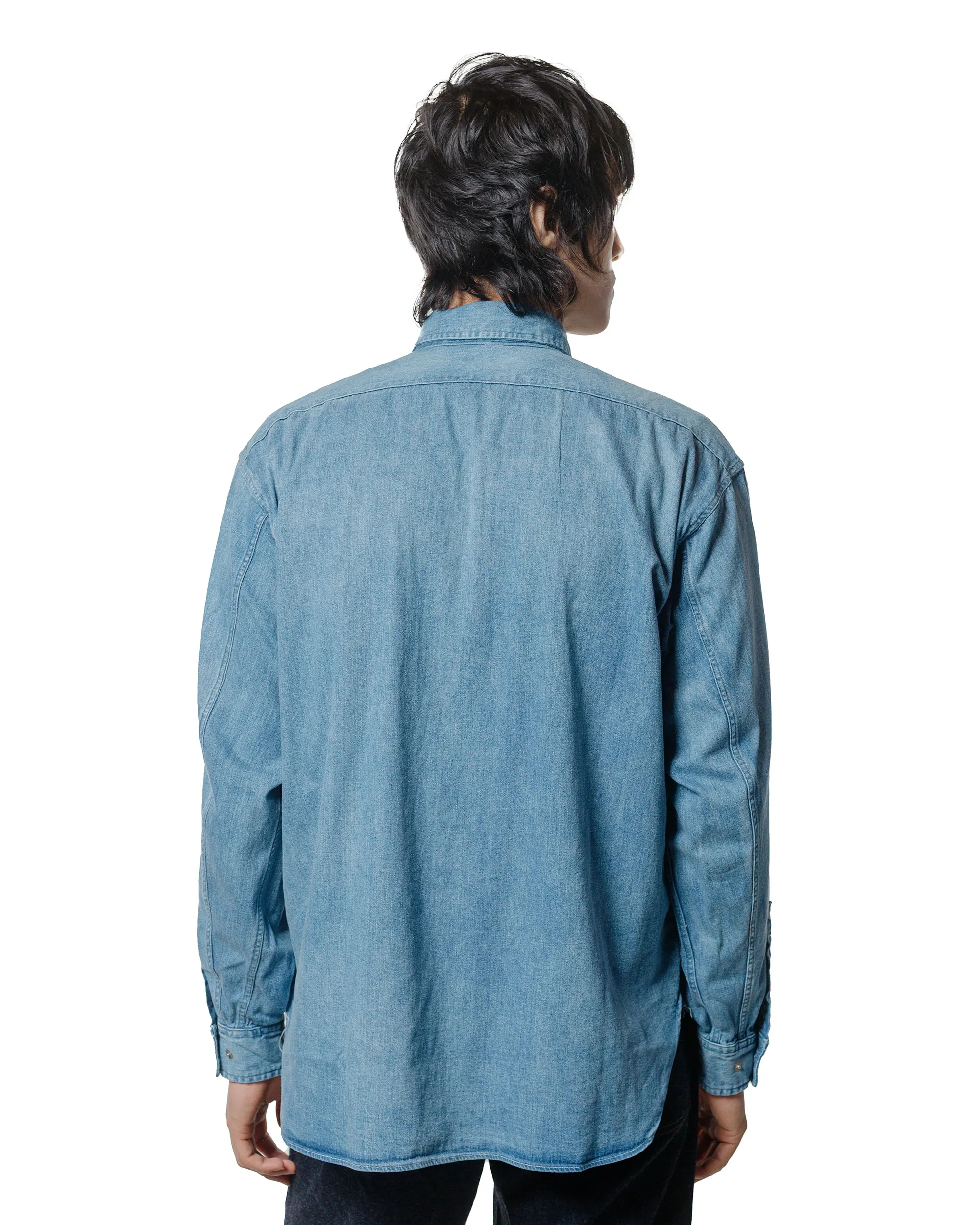 Phigvel Denim Workaday Shirt Indigo (Fade) sold by Lost & Found product image thumbnail 3