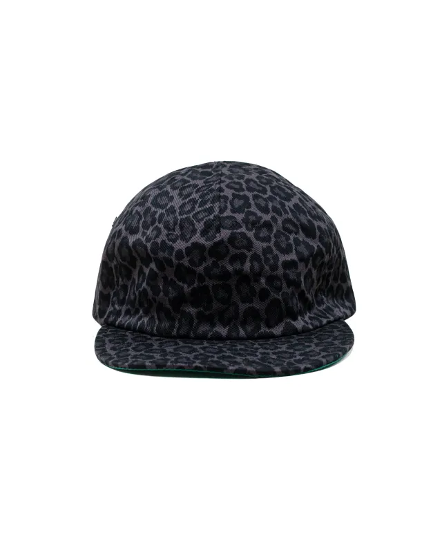 Found Feather 5 Panel Trucker Cap Cotton Twill Leopard sold by Lost & Found