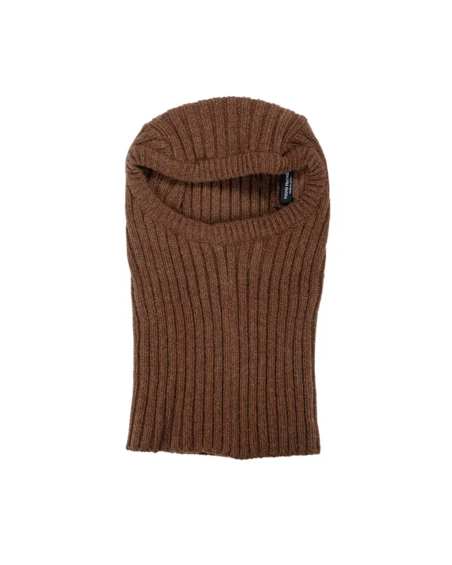 Found Feather Balaclava Lambswool Brown sold by Lost & Found