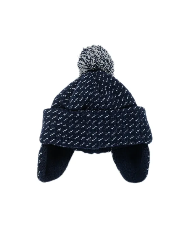 Found Feather Tori Beanie Lambswool Navy sold by Lost & Found