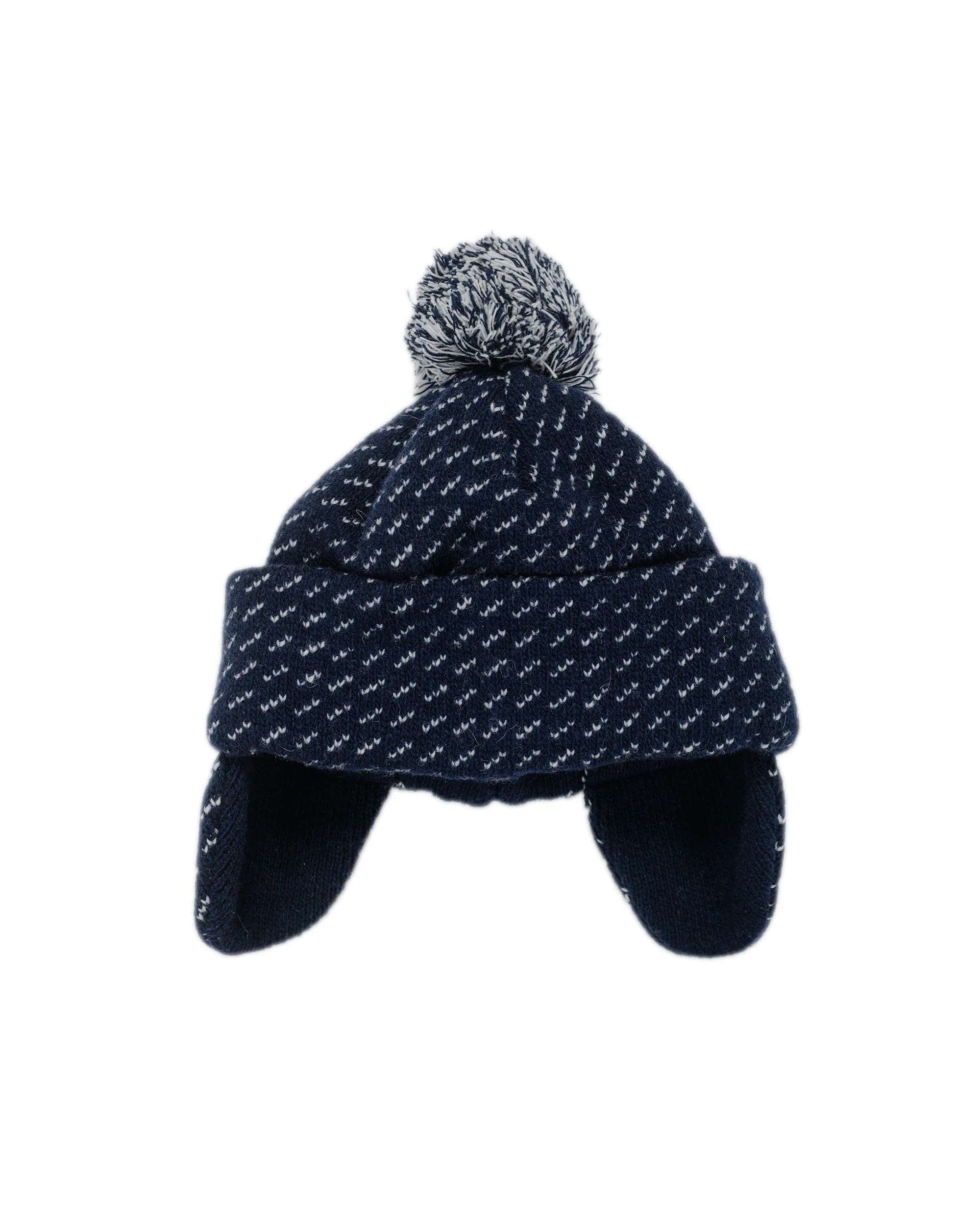 Found Feather Tori Beanie Lambswool Navy sold by Lost & Found
