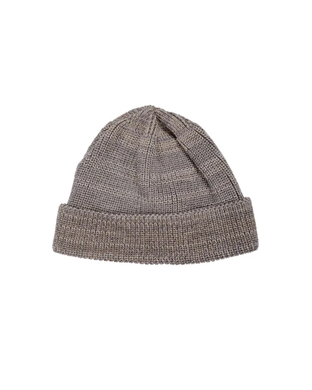 Found Feather Knit Watch Cap Italian Merino Wool Tan Mix sold by Lost & Found