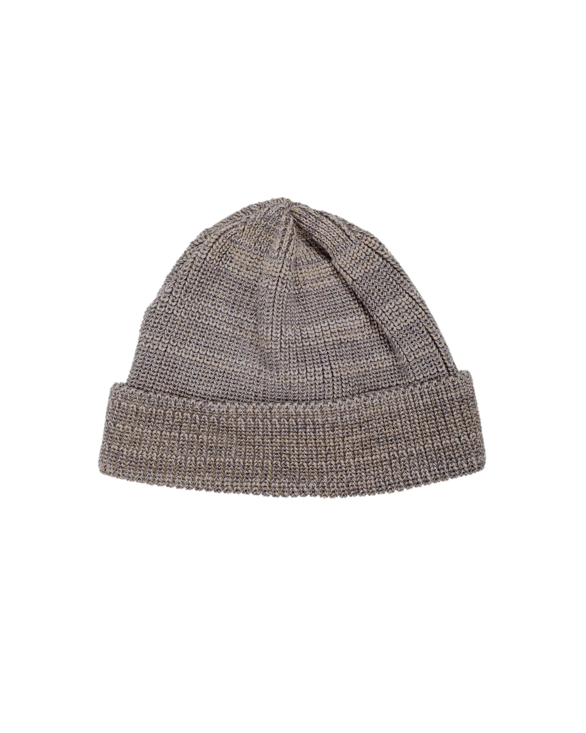 Found Feather Knit Watch Cap Italian Merino Wool Tan Mix sold by Lost & Found