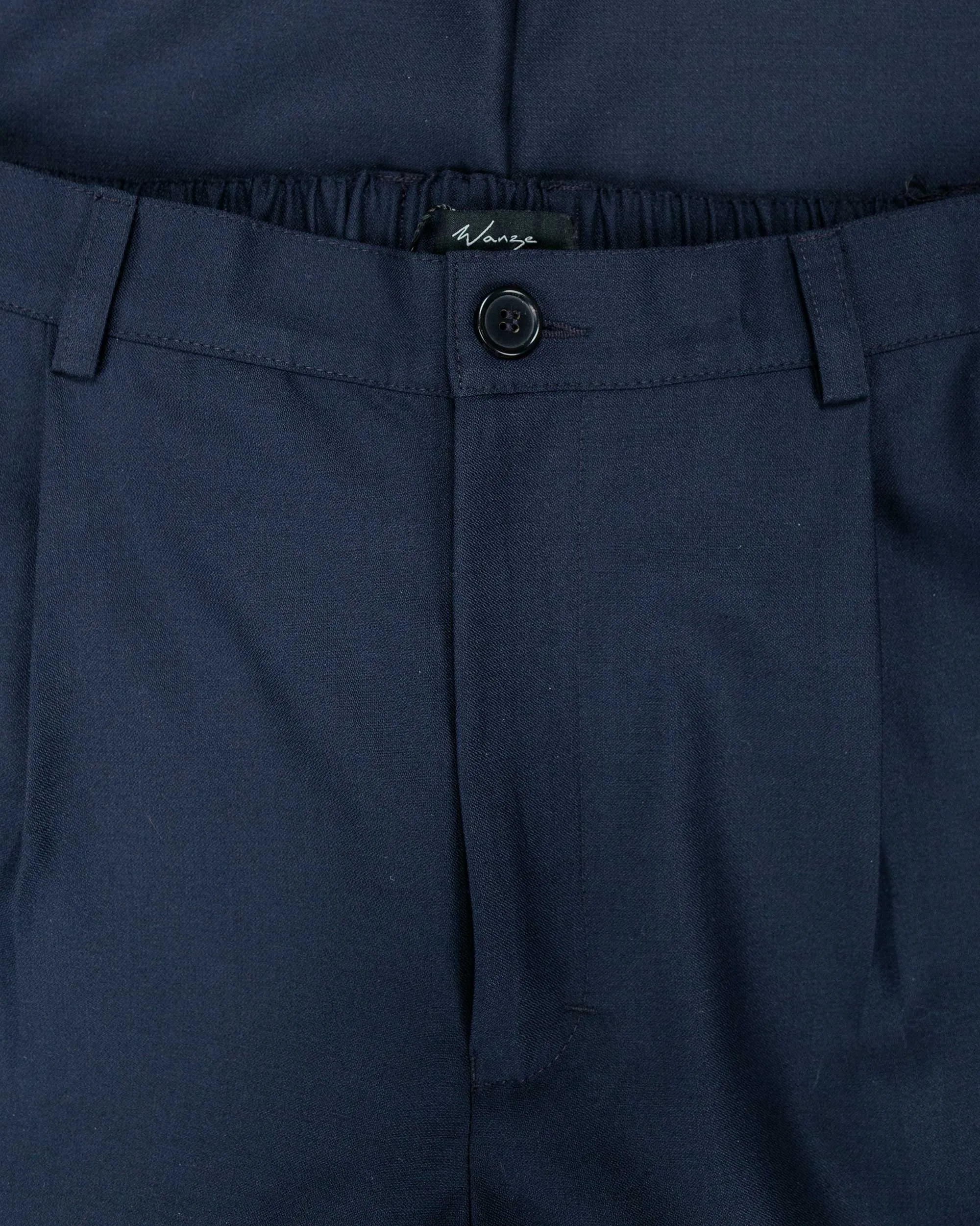 Wanze Easy Trouser Wool Navy sold by Lost & Found product image thumbnail 5