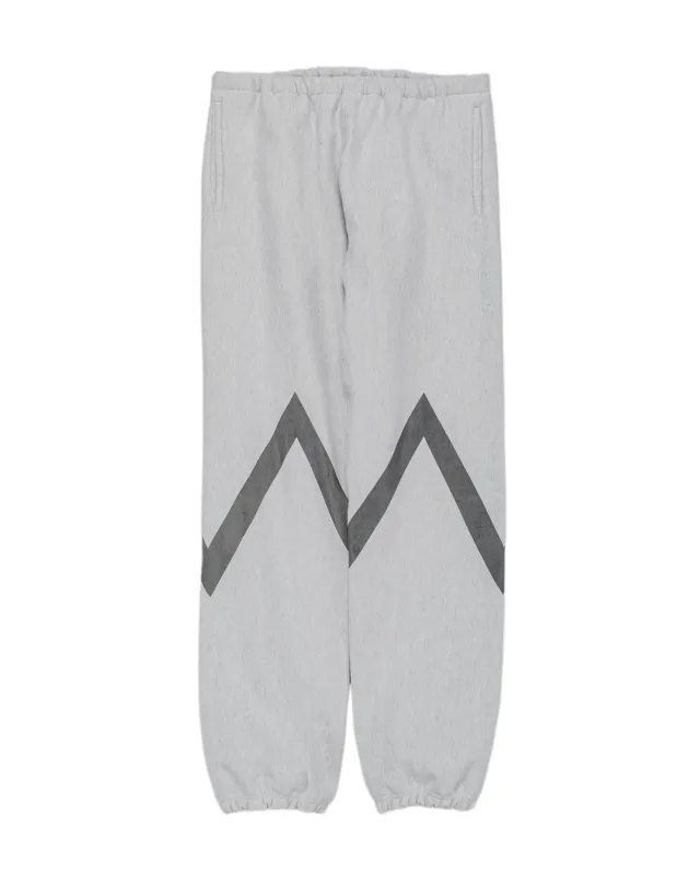 The Real McCoy's MC25102 Heavyweight Sweatpants / USAFA Reflector Silver Gray sold by Lost & Found