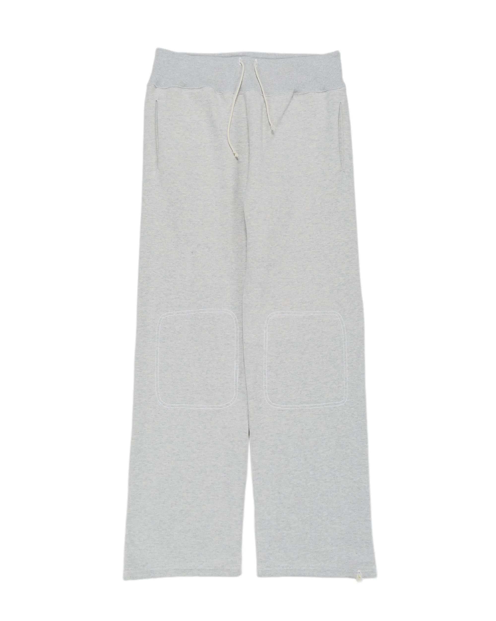 The Real McCoy's MC25114 U.S.N. Double-knee Sweatpants Snow Gray sold by Lost & Found