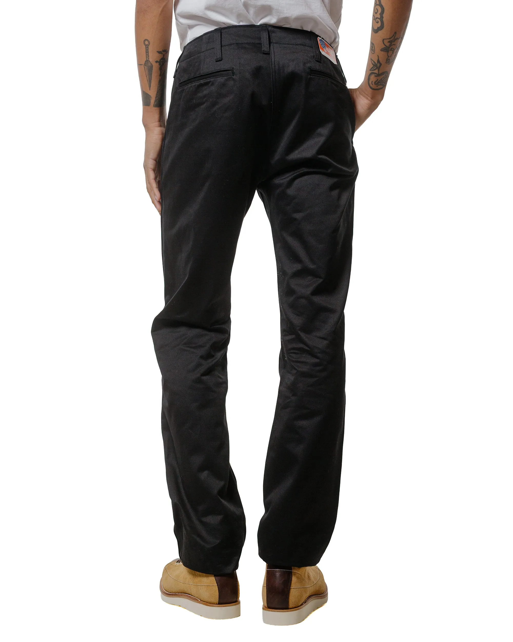 The Real McCoy's MP19010 Blue Seal Chino Trousers Black sold by Lost & Found product image thumbnail 3