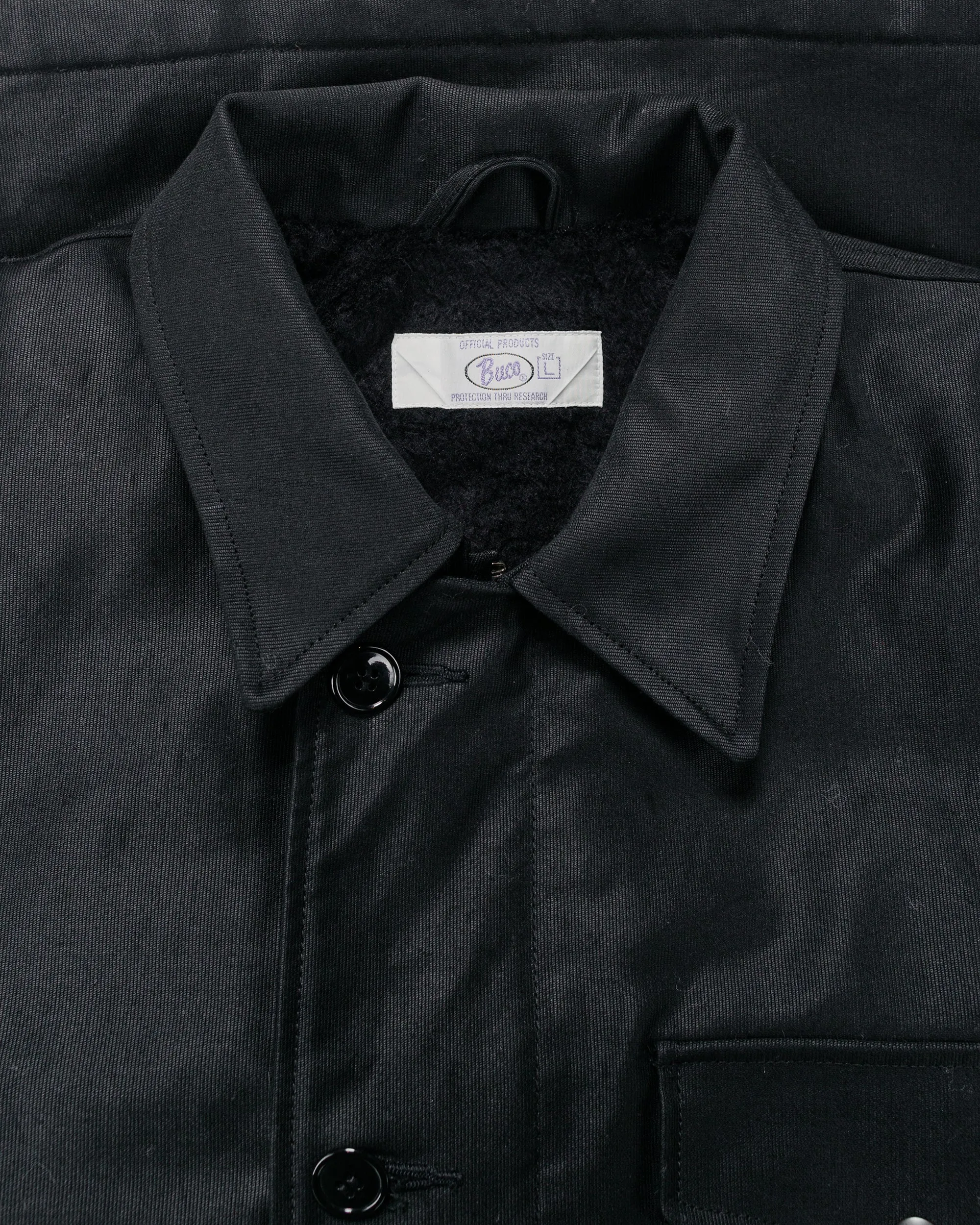 The Real McCoy's BJ25101 Buco Civilian Collared Deck Jacket Black sold by Lost & Found product image thumbnail 5