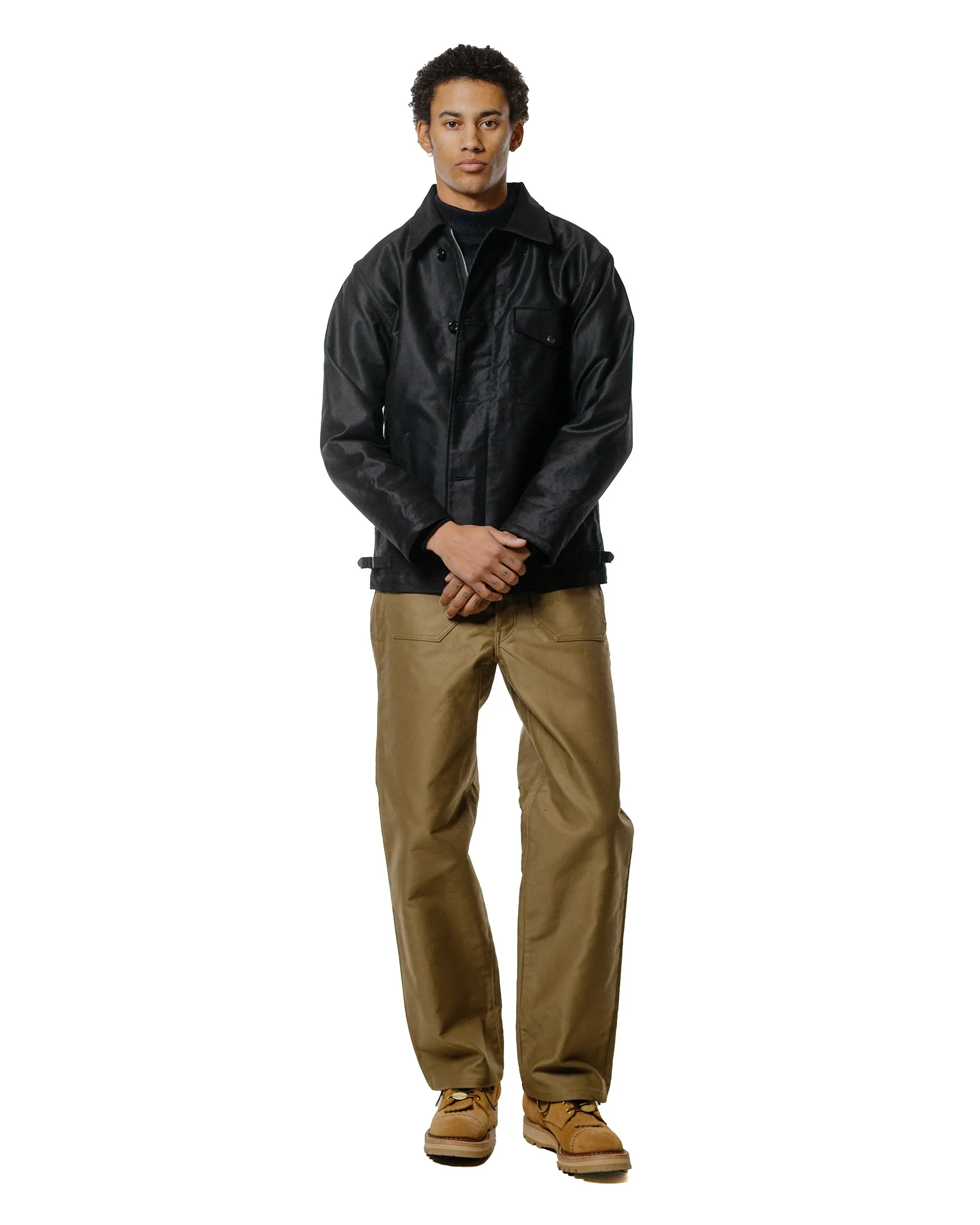 The Real McCoy's BJ25101 Buco Civilian Collared Deck Jacket Black sold by Lost & Found product image thumbnail 4