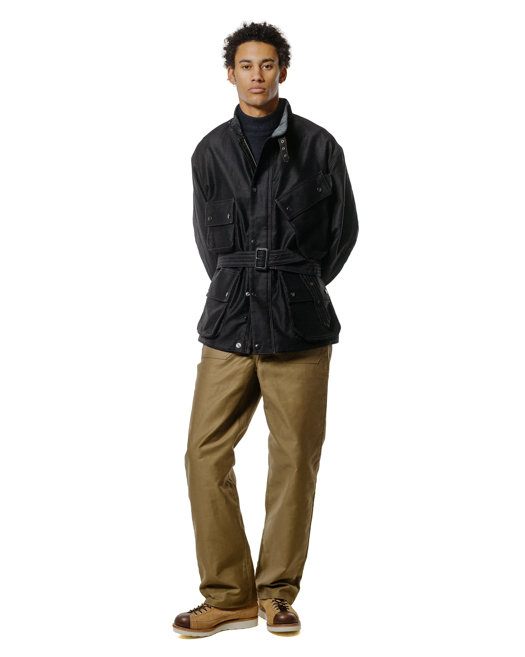 The Real McCoy's MJ25122 Heavy Cotton Enduro Racing Jacket Black sold by Lost & Found product image thumbnail 4