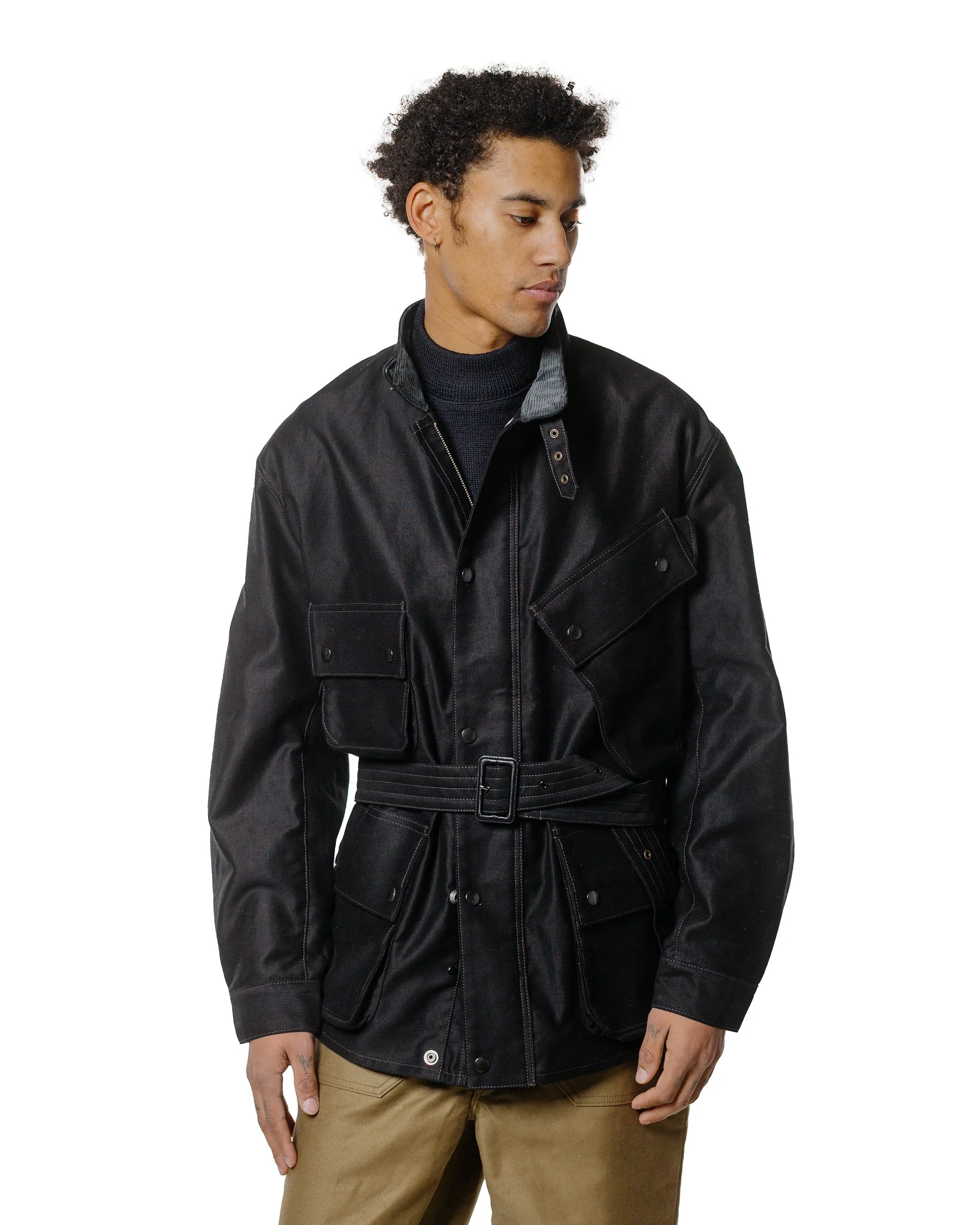 The Real McCoy's MJ25122 Heavy Cotton Enduro Racing Jacket Black sold by Lost & Found product image thumbnail 2
