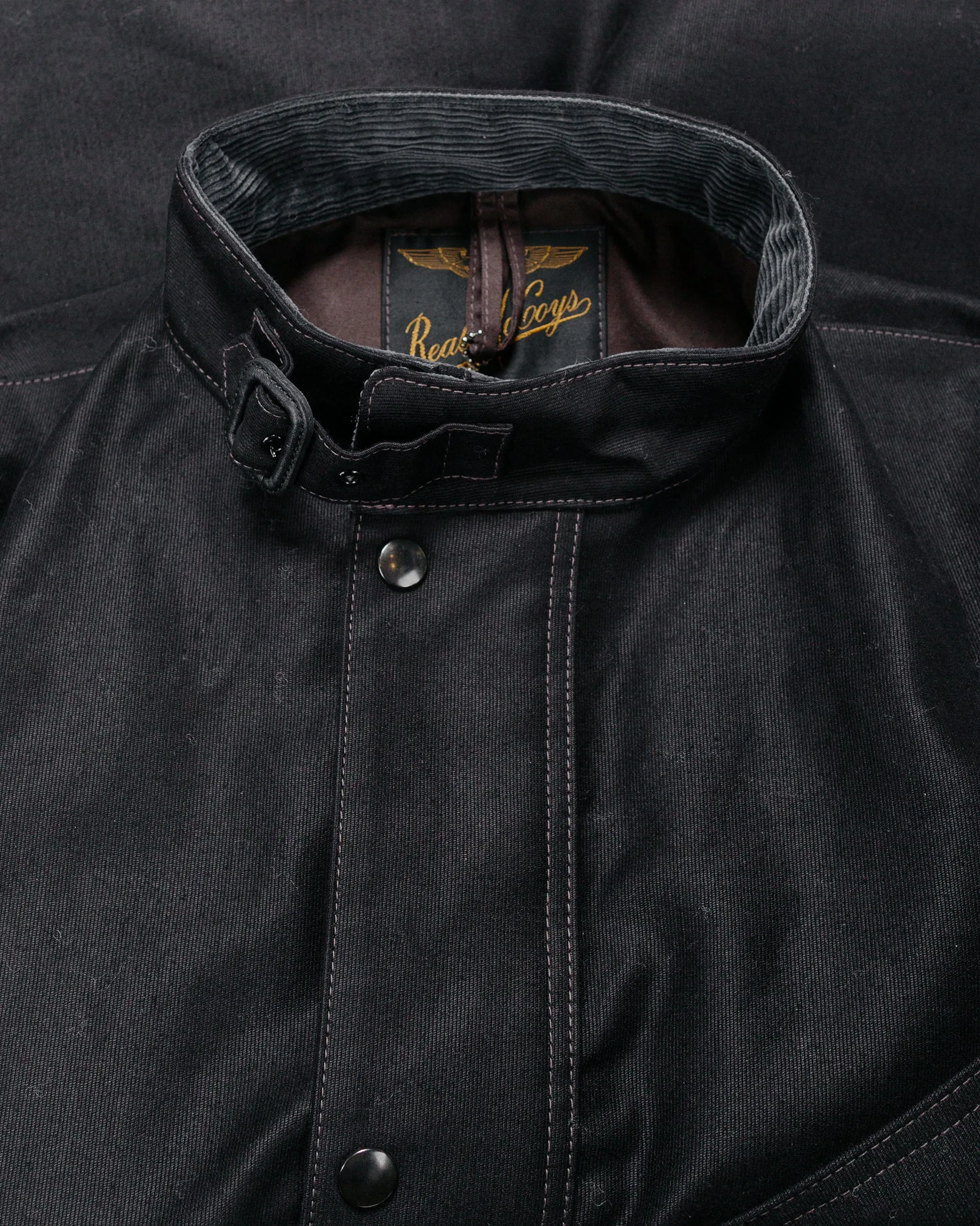 The Real McCoy's MJ25122 Heavy Cotton Enduro Racing Jacket Black sold by Lost & Found product image thumbnail 5