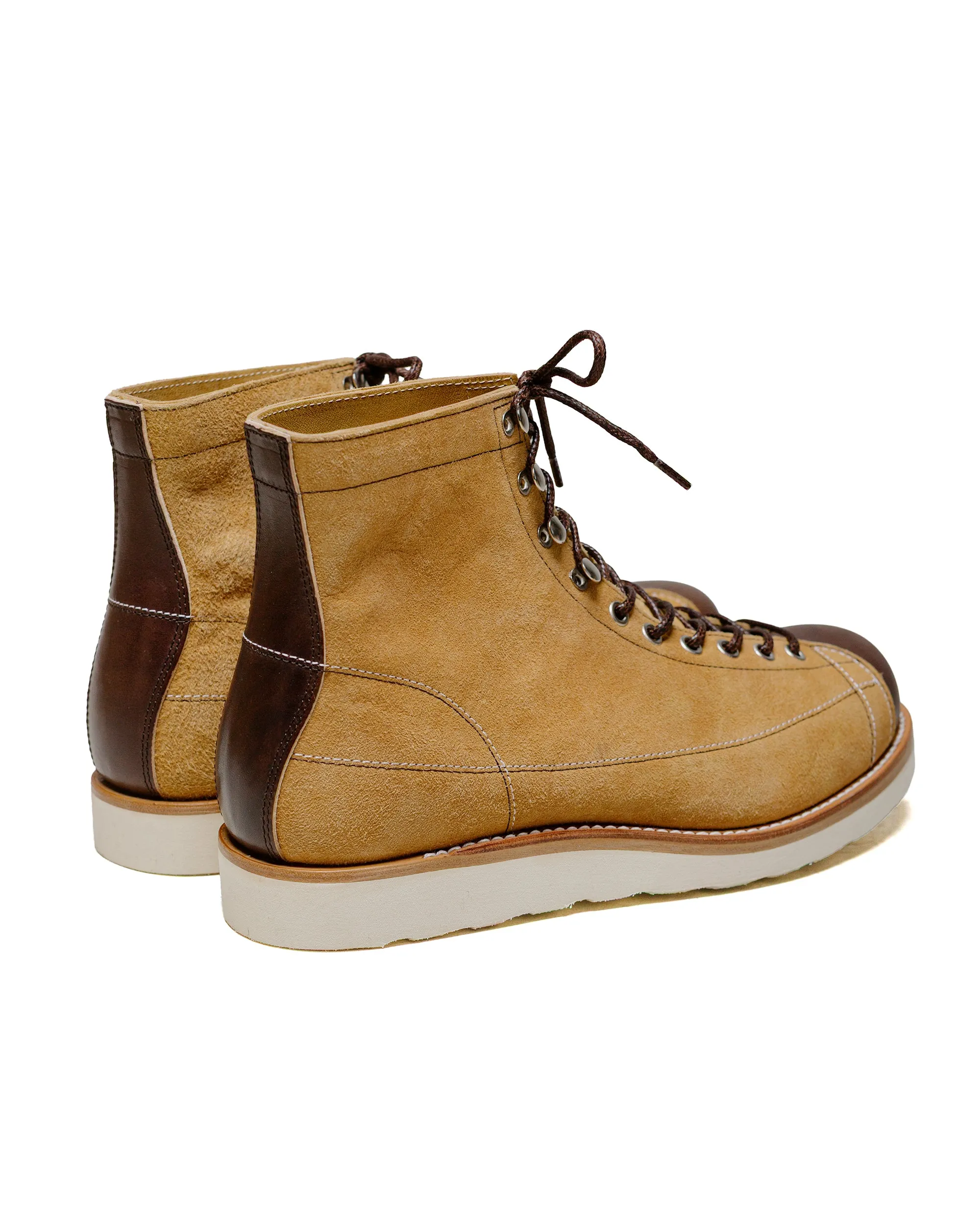 The Real McCoy's MA24009 Ten Mile Work Boots / Rough Out Leather Beige sold by Lost & Found product image thumbnail 3