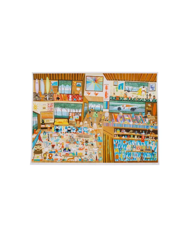 Andrew Watch / Lost & Found "Life's Good" Print made by Lost & Found