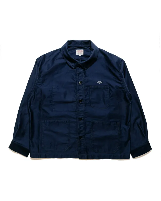 Danton Moleskin Wide Coveralls Blue sold by Lost & Found