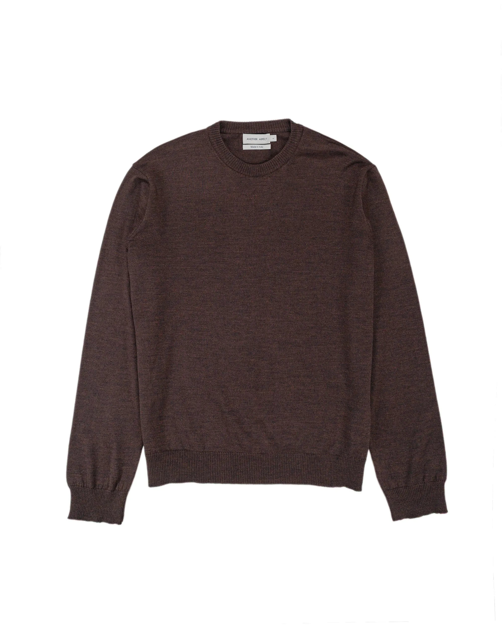 Another Aspect Another Sweater 5.0 Brown Melange sold by Lost & Found