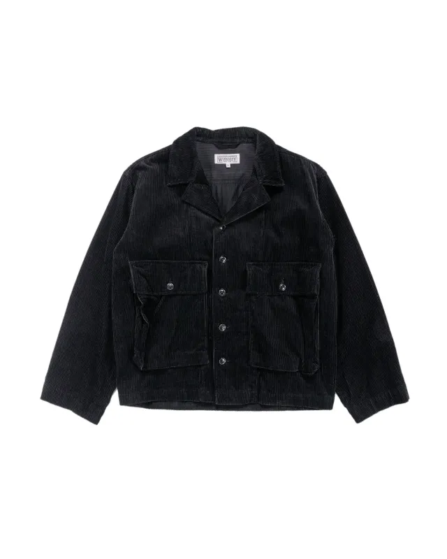 Engineered Garments Workaday Sea Bees Jacket Black Cotton 8W Corduroy sold by Lost & Found