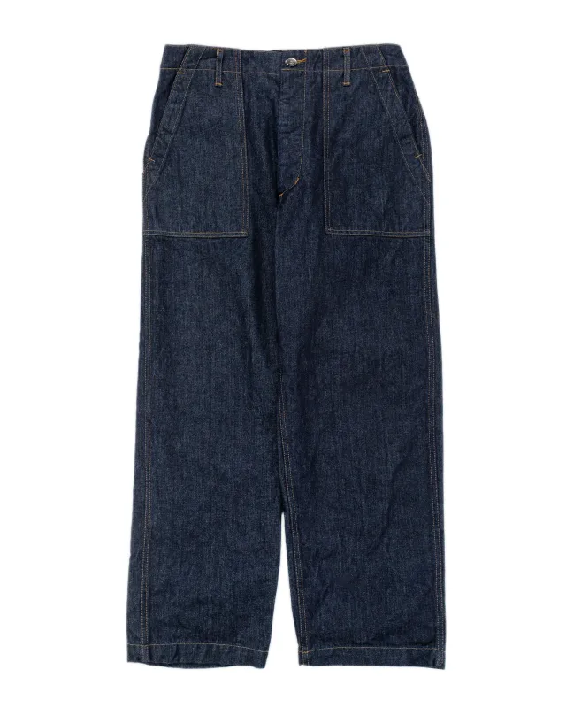 Engineered Garments Workaday Fatigue Pant Indigo 12oz Cone Denim made by Lost & Found