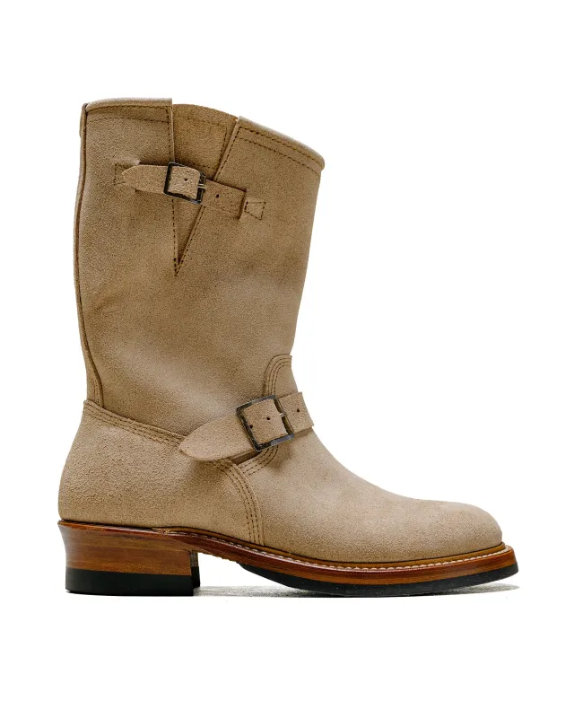 John Lofgren Bootmaker Wabash Engineer Boots Horween CXL Natural Roughout sold by Lost & Found