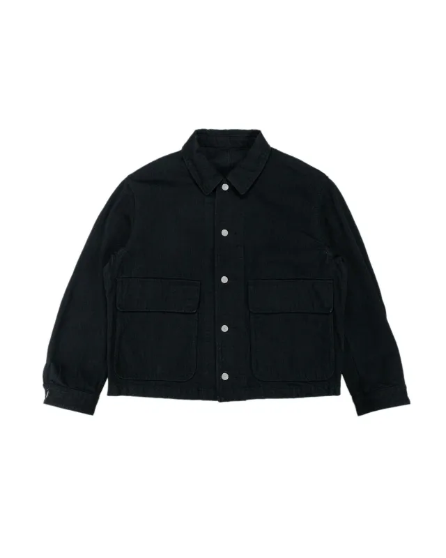 James Coward Replica Jacket Black Denim sold by Lost & Found