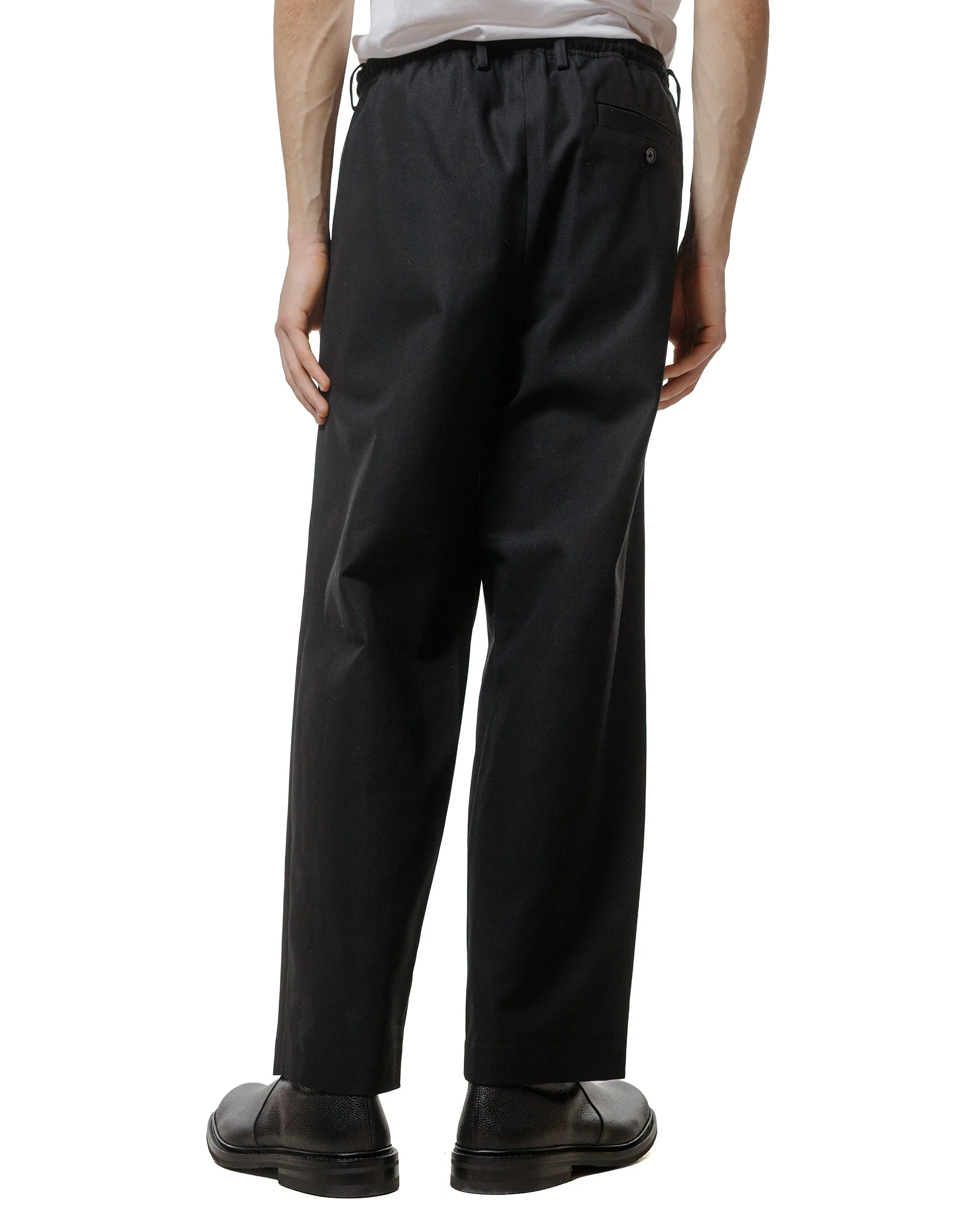 MARKAWARE Double Pleated Easy Trousers Organic Cotton Survival Cloth Black sold by Lost & Found product image thumbnail 3