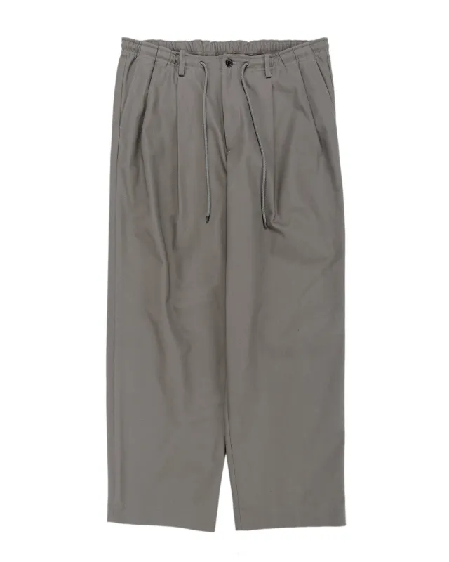 MARKAWARE Double Pleated Easy Trousers Organic Cotton Survival Cloth Gray sold by Lost & Found