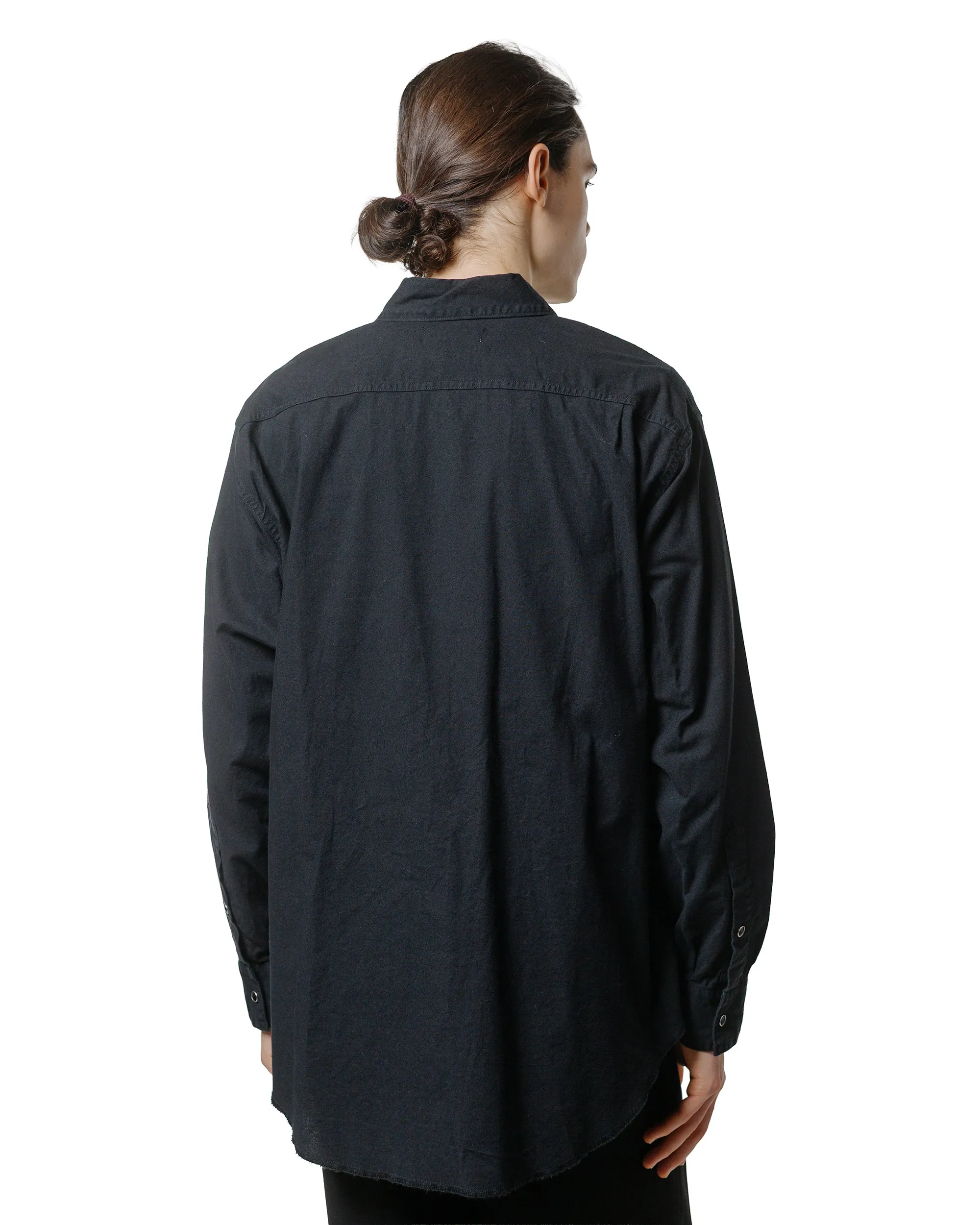 marka Western Shirt Organic Cotton Flannel Black sold by Lost & Found product image thumbnail 3