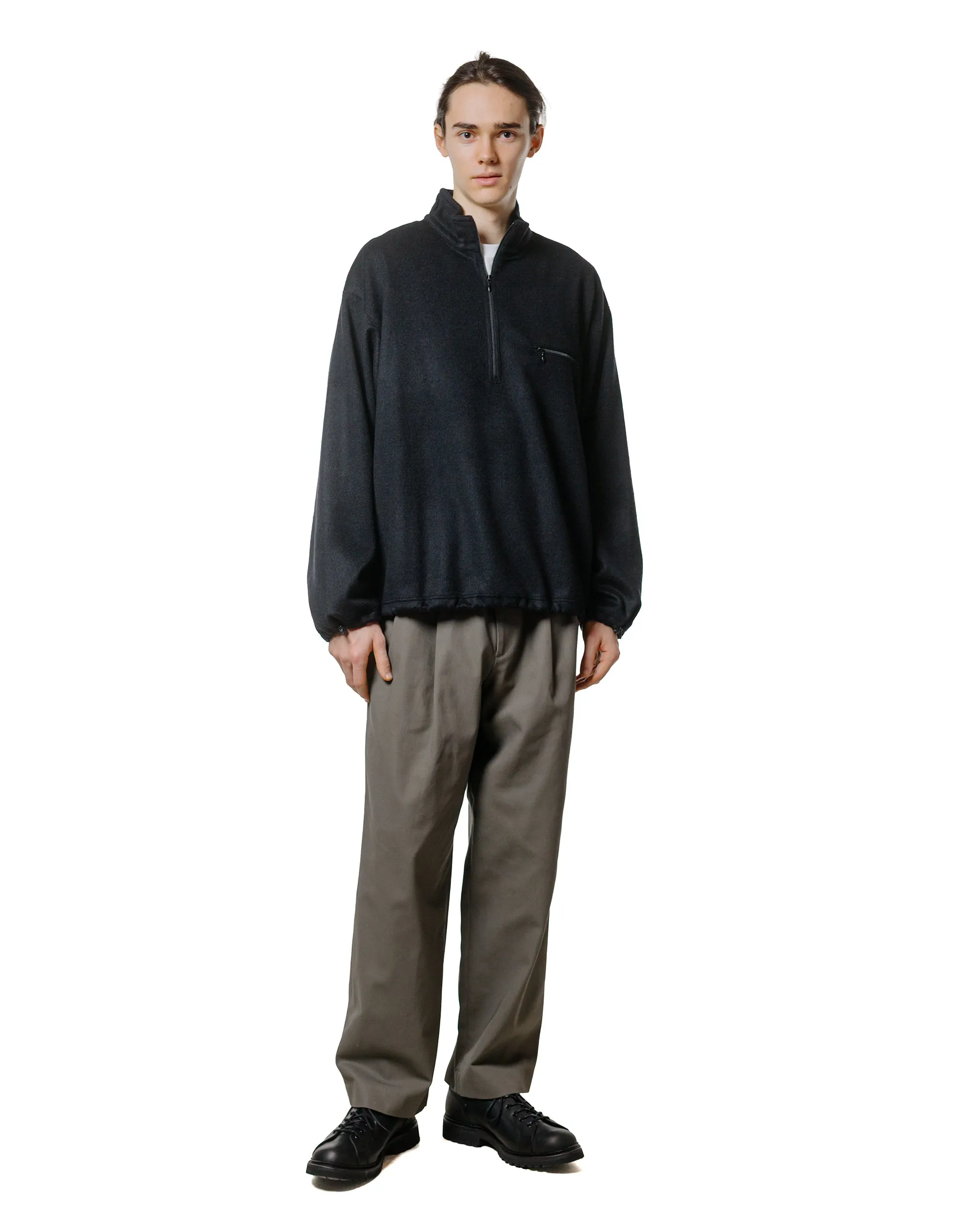 marka Half Zip Shirt Wool Silk Beaver Black sold by Lost & Found product image thumbnail 4