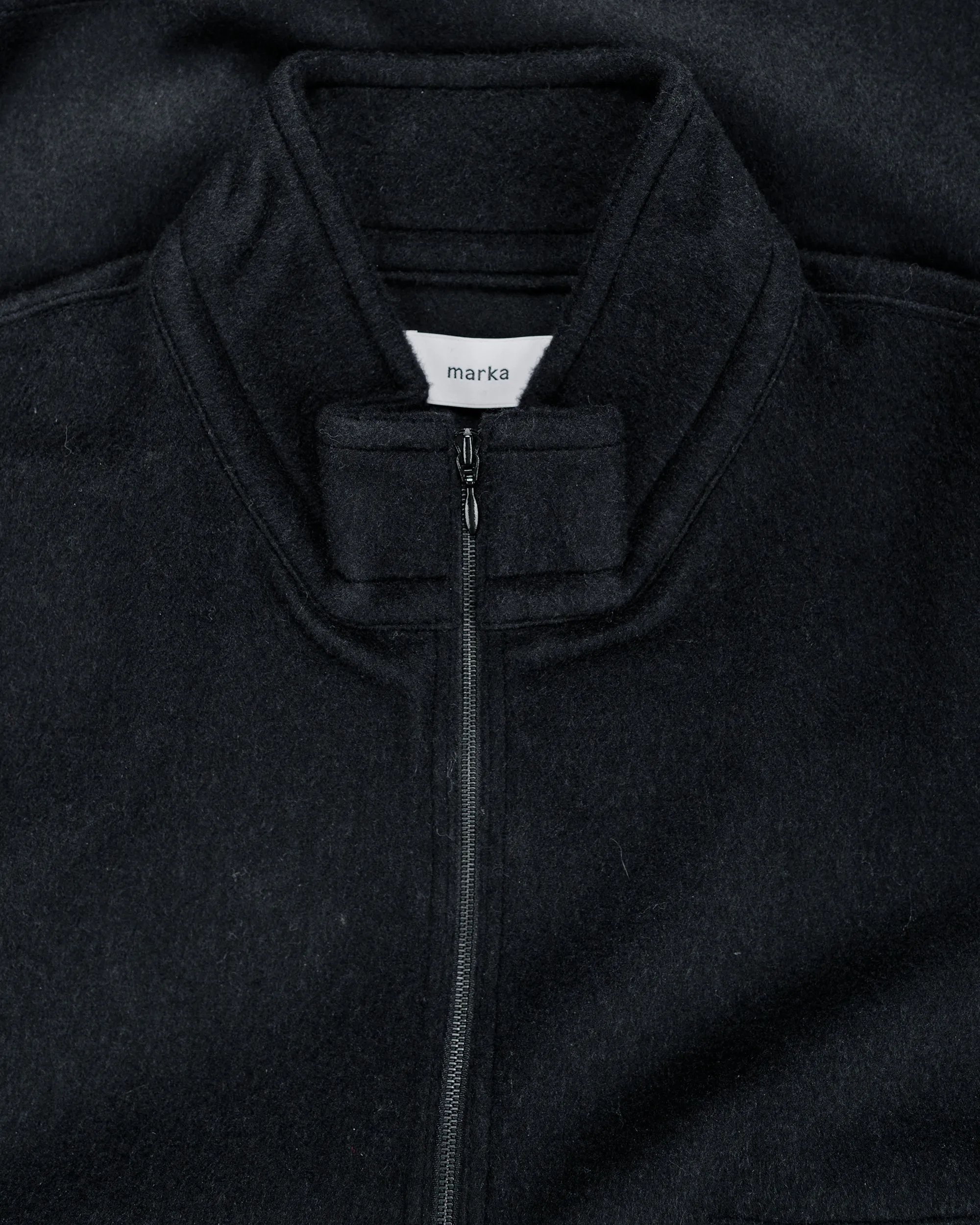 marka Half Zip Shirt Wool Silk Beaver Black sold by Lost & Found product image thumbnail 5
