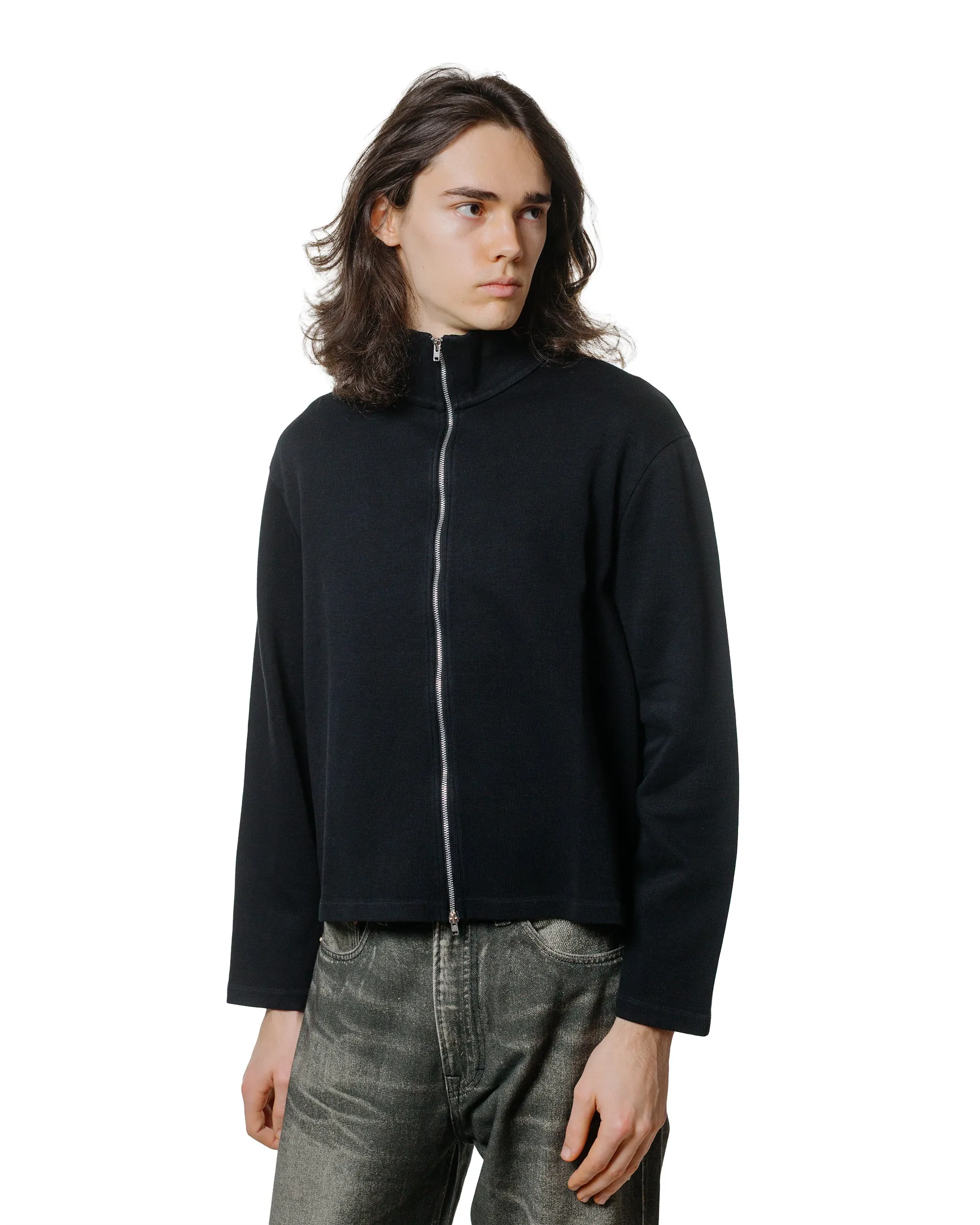 Our Legacy Shrunken Full Zip Black Athletic Rib sold by Lost & Found product image thumbnail 2