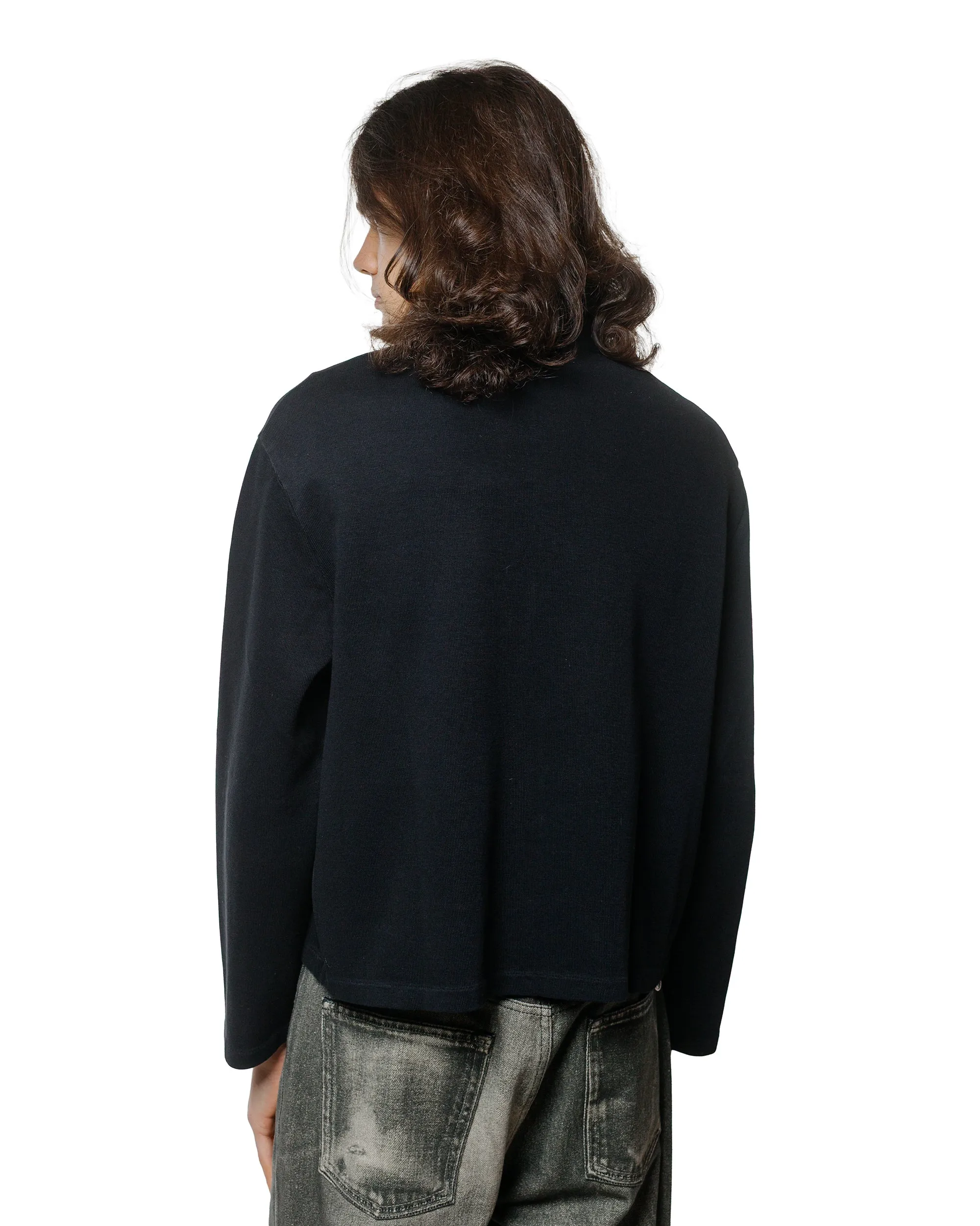 Our Legacy Shrunken Full Zip Black Athletic Rib sold by Lost & Found product image thumbnail 3