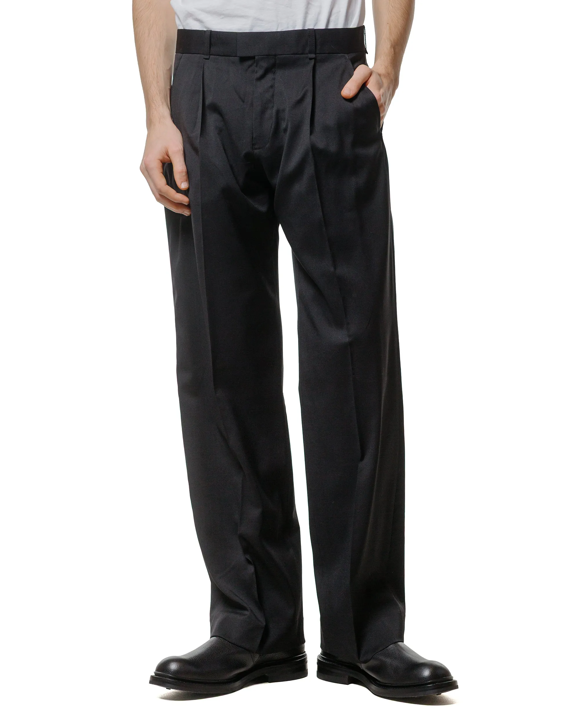 Our Legacy Slack Trouser Black Worsted Wool sold by Lost & Found product image thumbnail 2