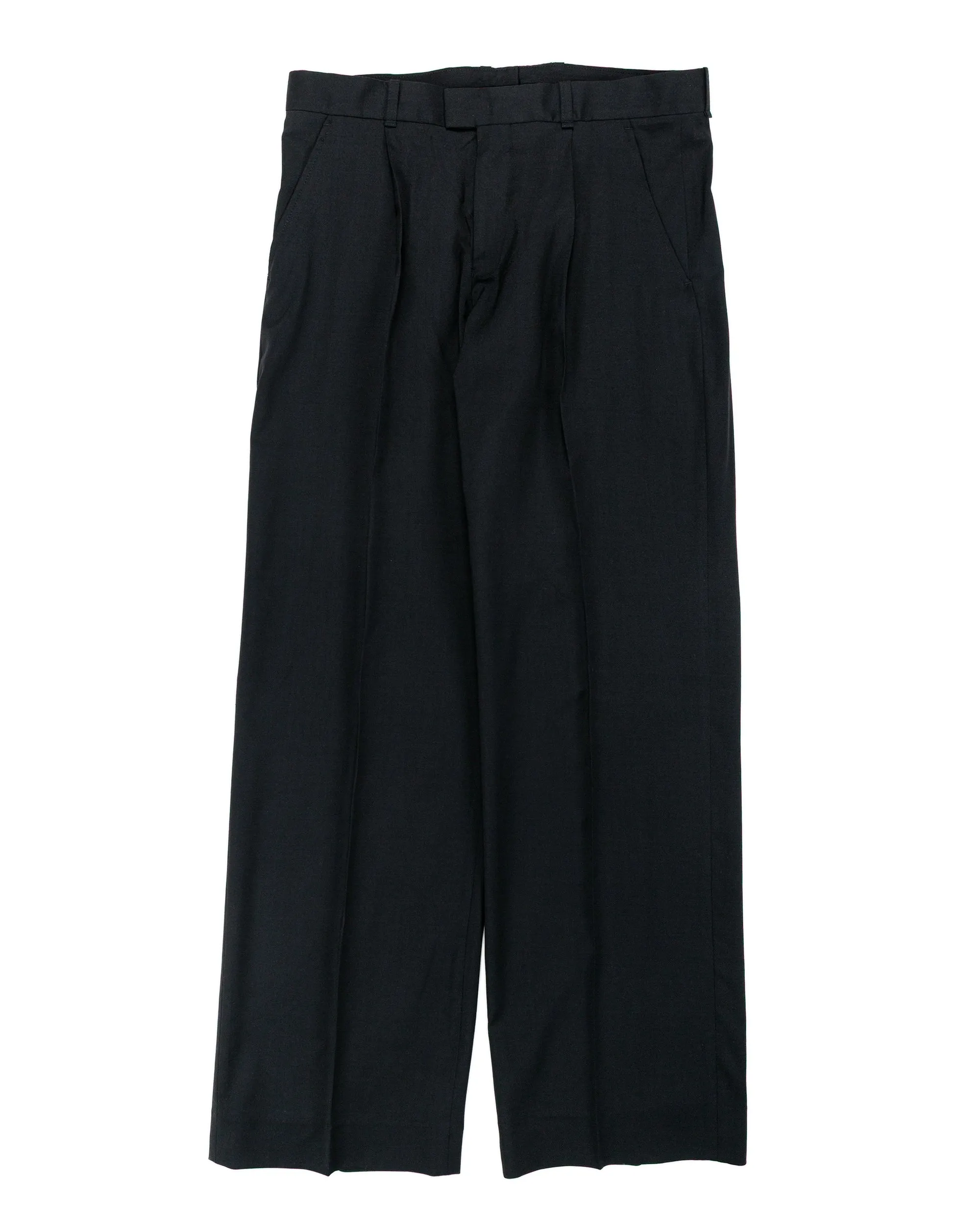 Our Legacy Slack Trouser Black Worsted Wool sold by Lost & Found