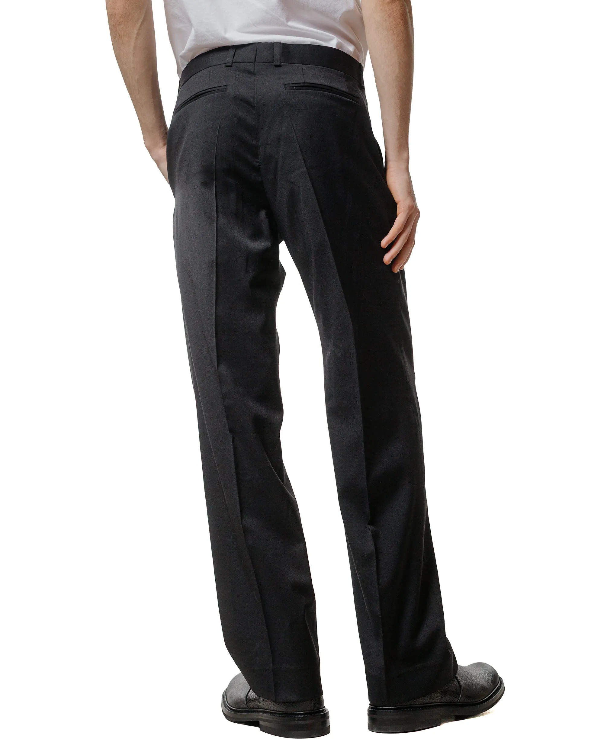 Our Legacy Slack Trouser Black Worsted Wool sold by Lost & Found product image thumbnail 3