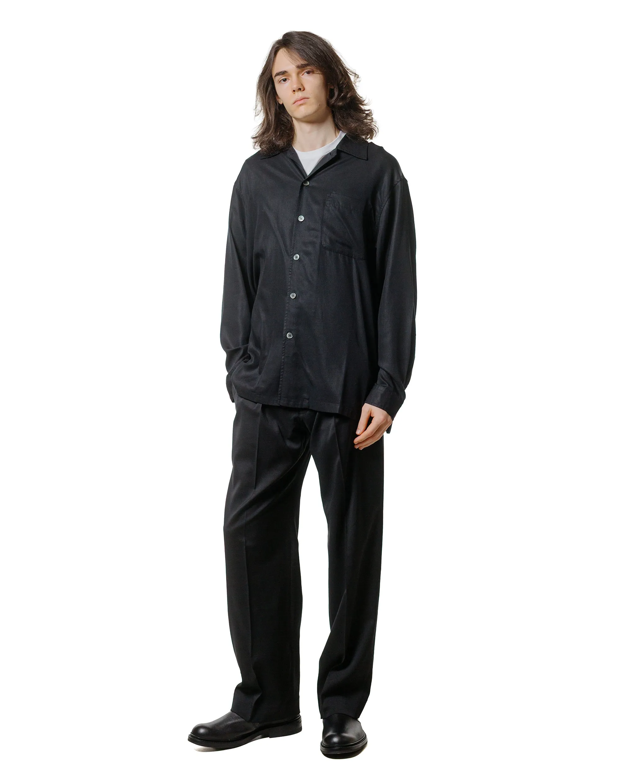Our Legacy Slack Trouser Black Worsted Wool sold by Lost & Found product image thumbnail 4