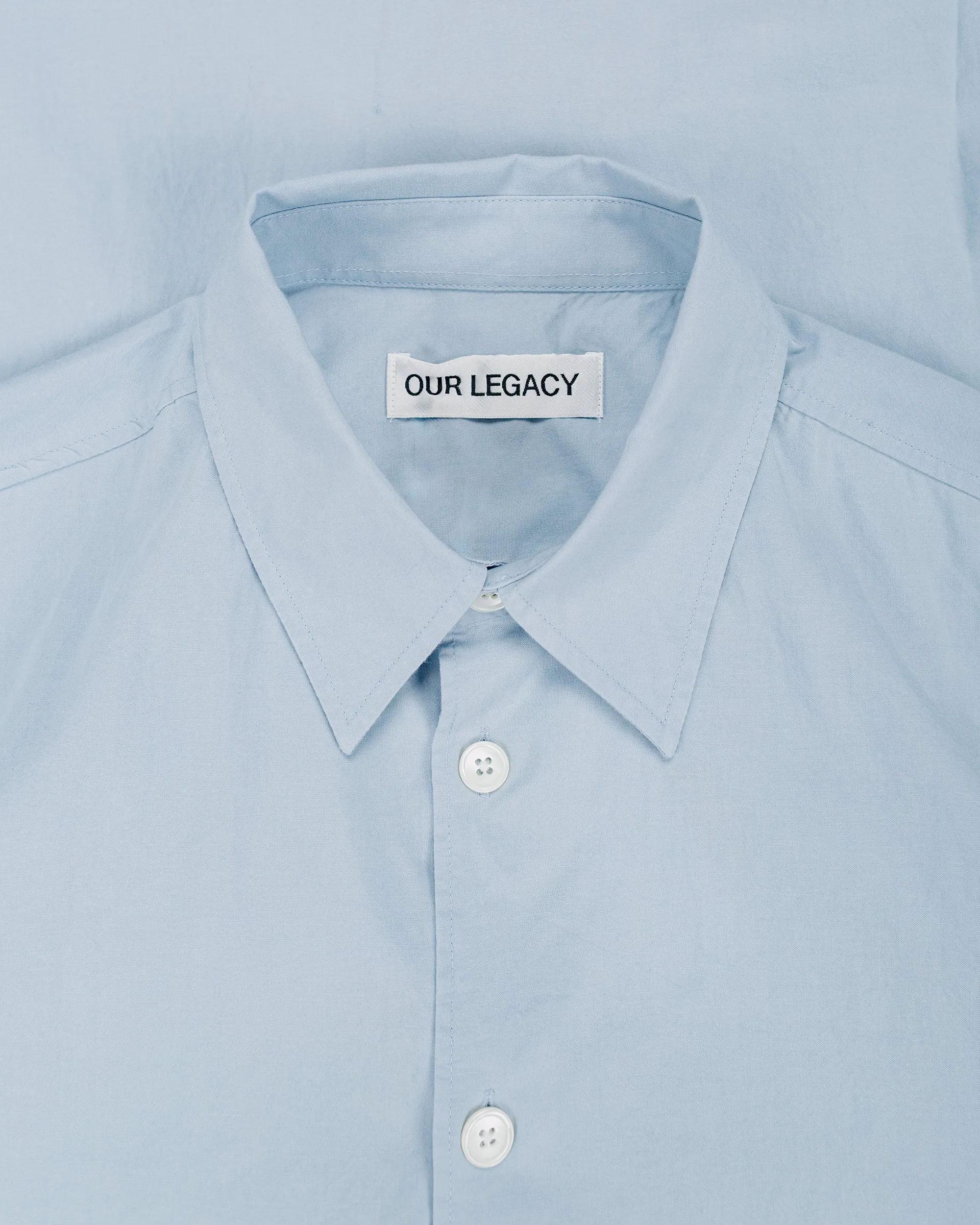 Our Legacy Beyond Shirt Powder Blue Liquid Poplin sold by Lost & Found product image thumbnail 5