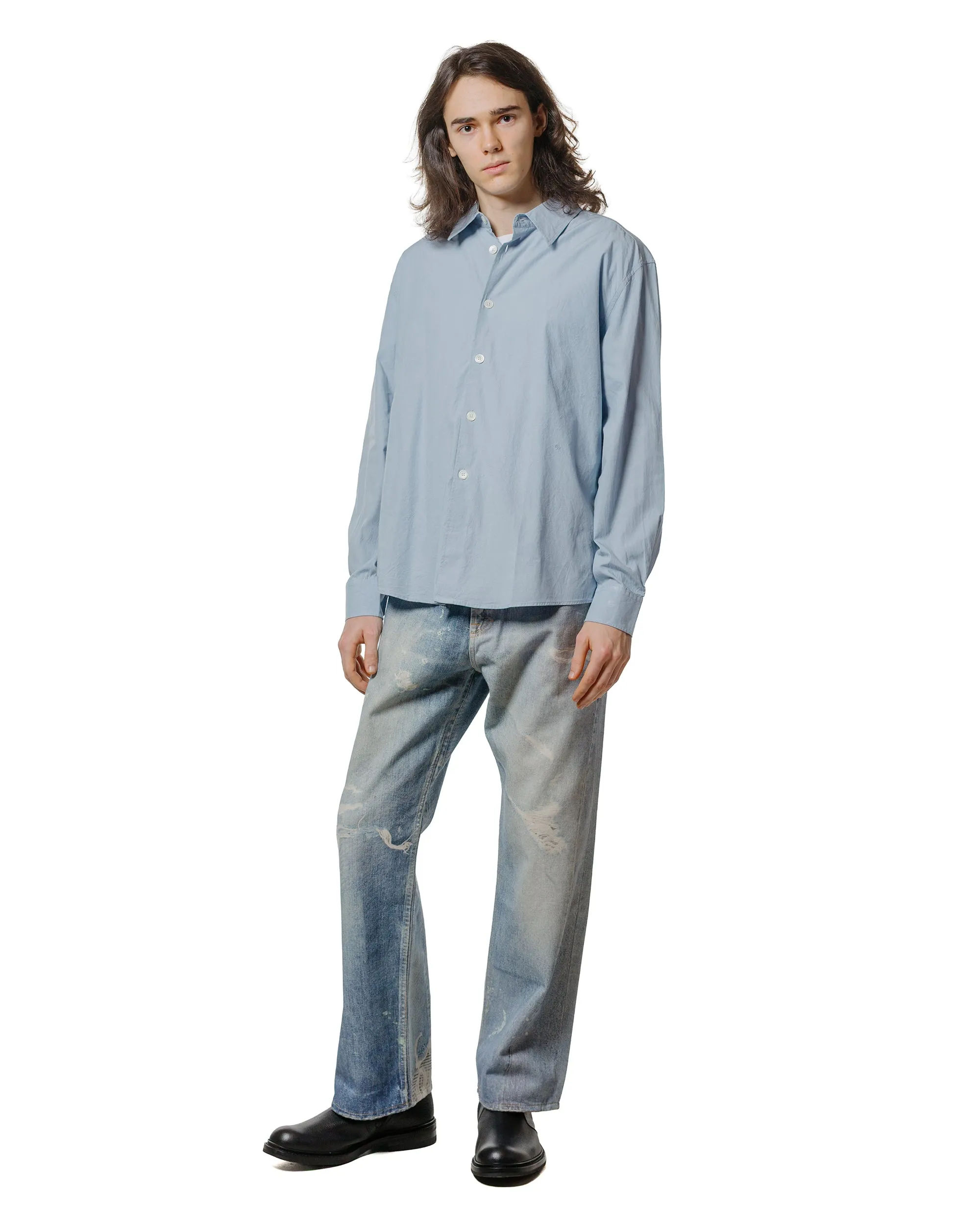 Our Legacy Beyond Shirt Powder Blue Liquid Poplin sold by Lost & Found product image thumbnail 4
