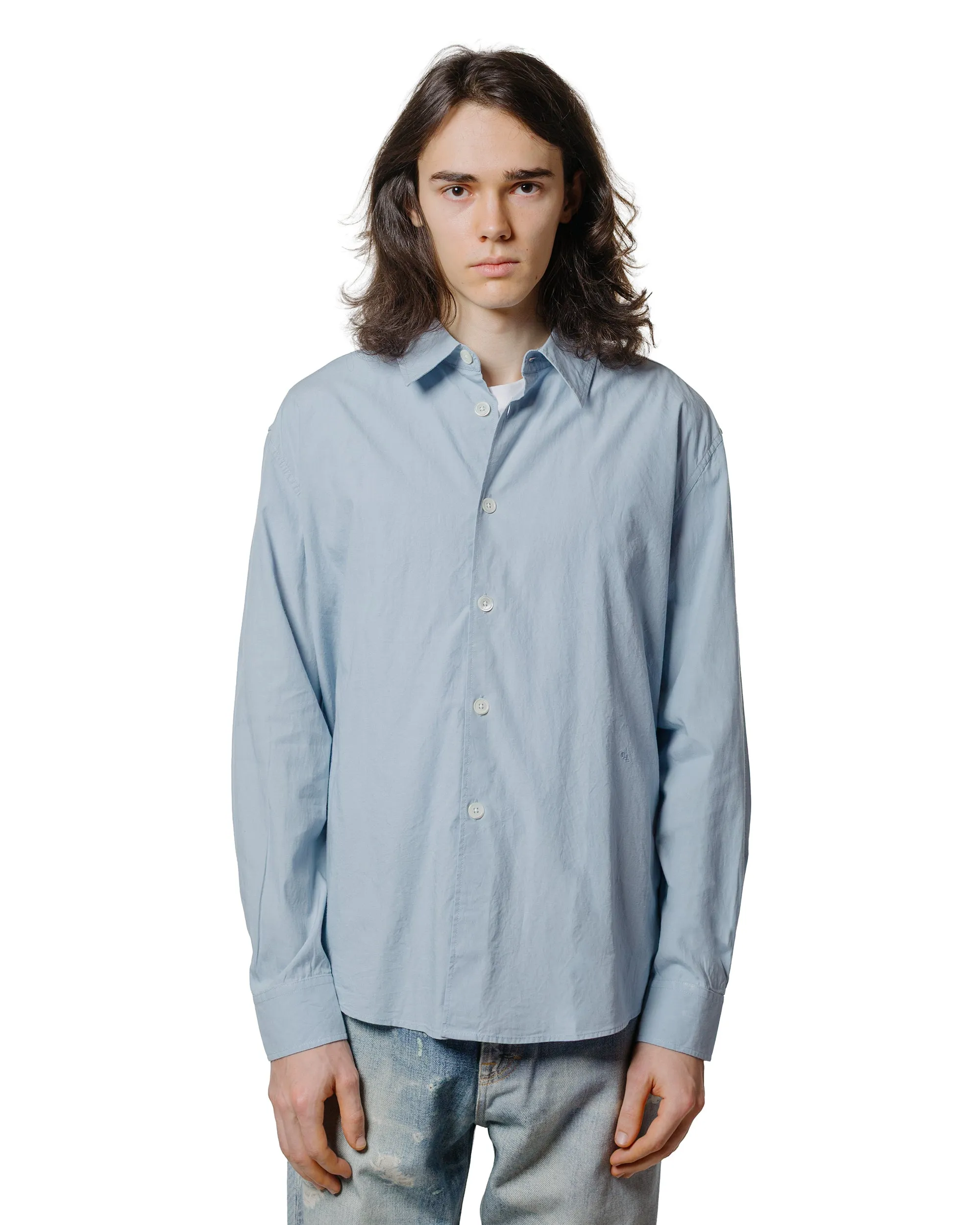Our Legacy Beyond Shirt Powder Blue Liquid Poplin sold by Lost & Found product image thumbnail 2