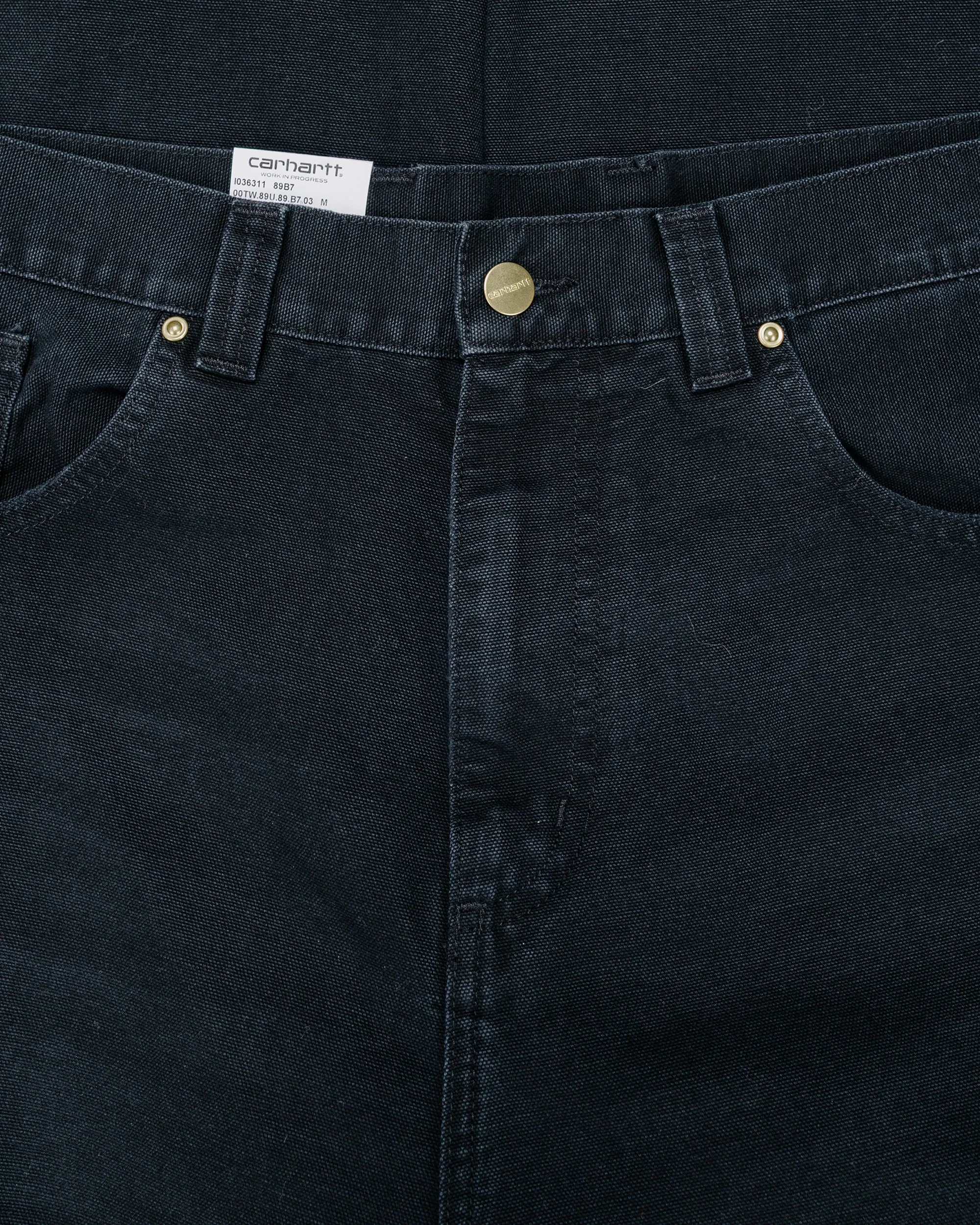Carhartt W.I.P. Brandon Pant Black Grind Wash sold by Lost & Found product image thumbnail 5