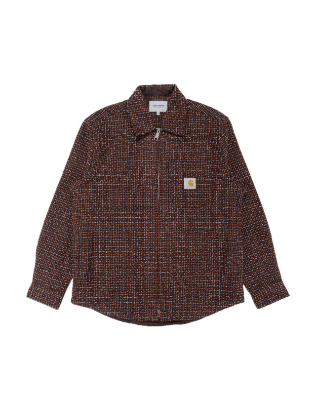 Carhartt W.I.P. Bellamy Check Shirt Jacket Tobacco sold by Lost & Found