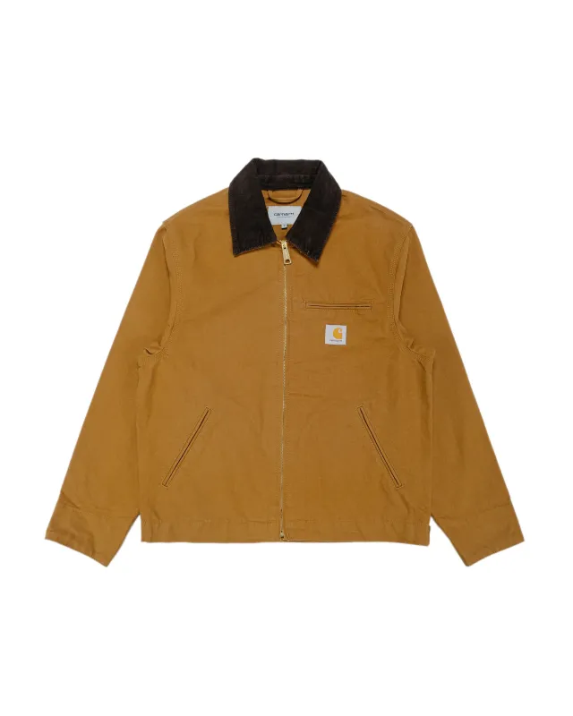 Carhartt W.I.P. Detroit Jacket Hamilton Brown/Tobacco Rinsed made by Carhartt