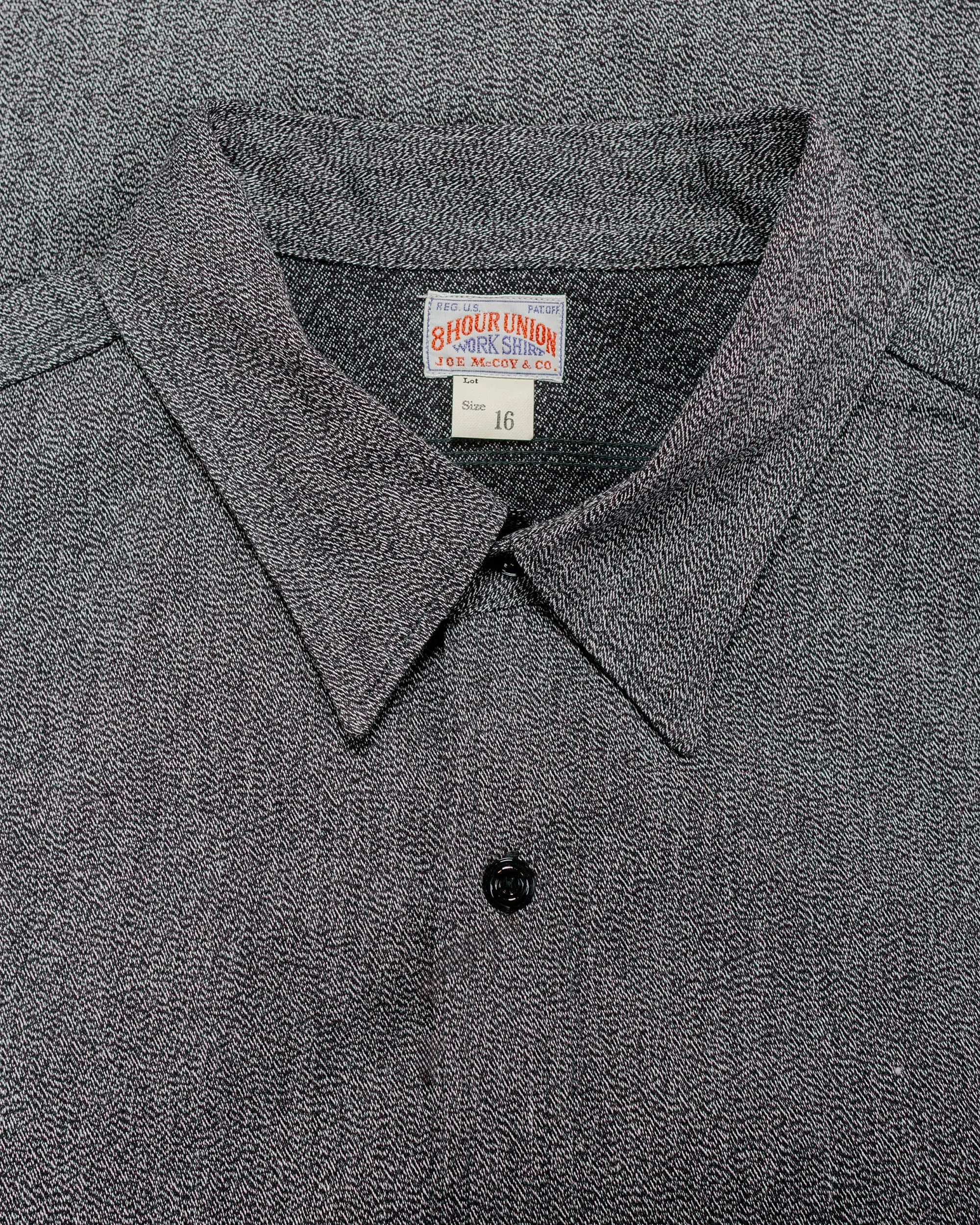 The Real McCoy's MS25109 8HU Cigarette Pocket Mock-Twist Chambray Work Shirt Black sold by Lost & Found product image thumbnail 5