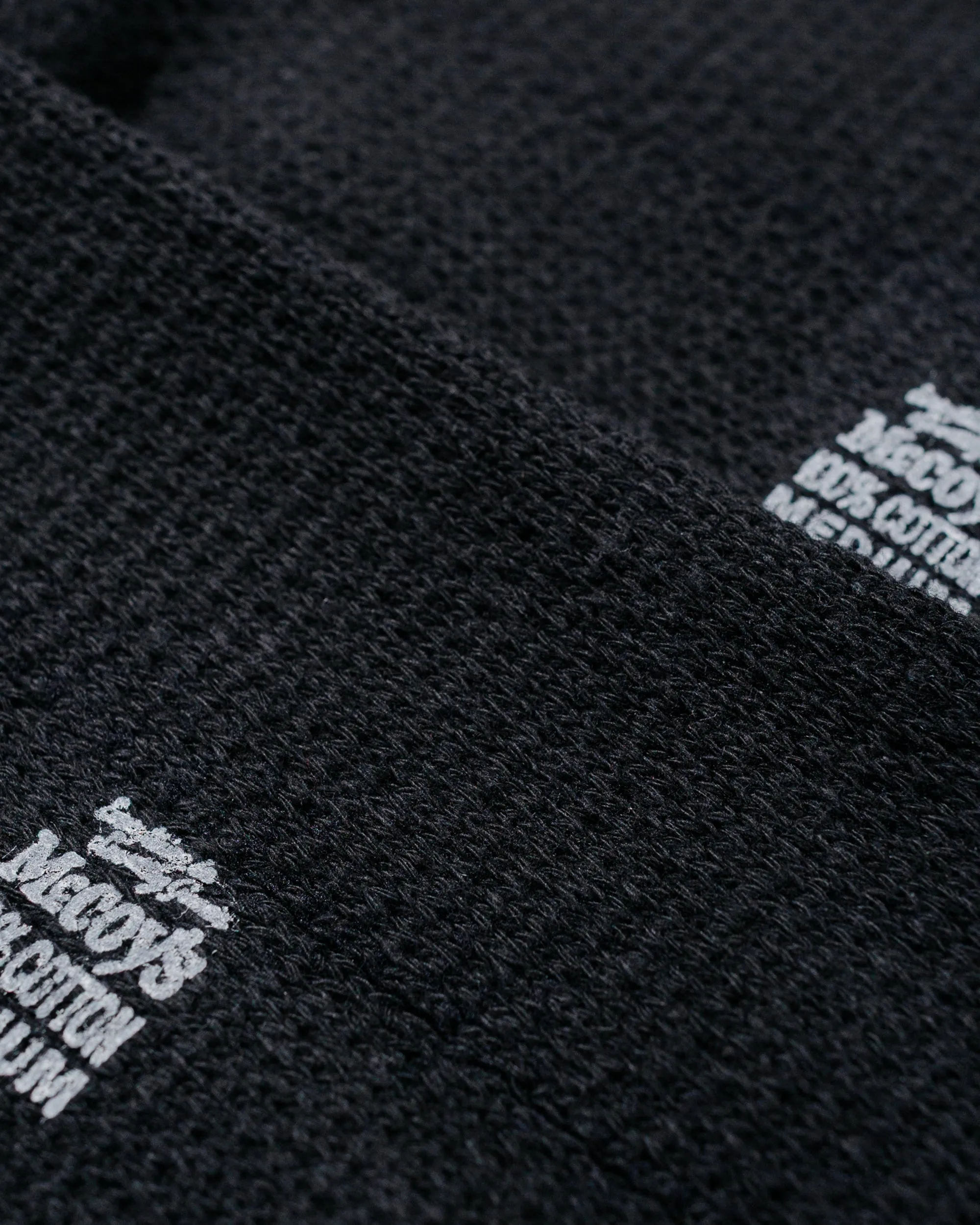 The Real McCoy’s MA22011 McCoy's 2PCS Pack Socks Black sold by Lost & Found product image thumbnail 2