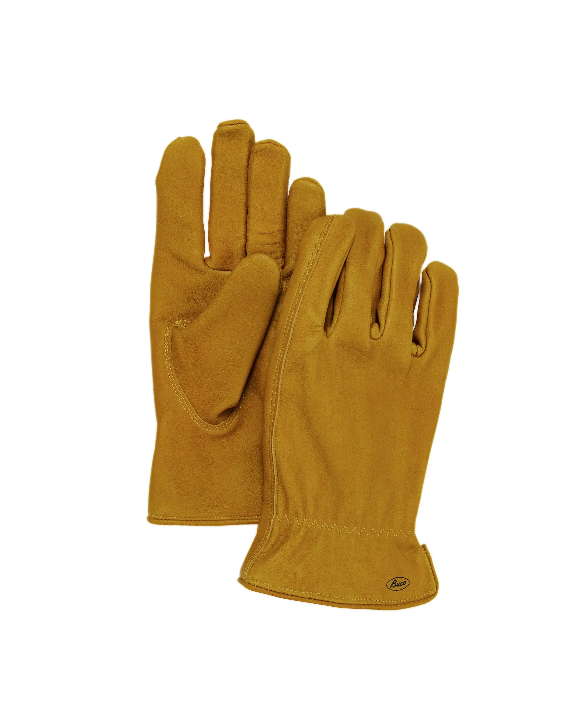 The Real McCoy's BA25001 BUCO Horsehide Motorcycle Gloves Yellow sold by Lost & Found